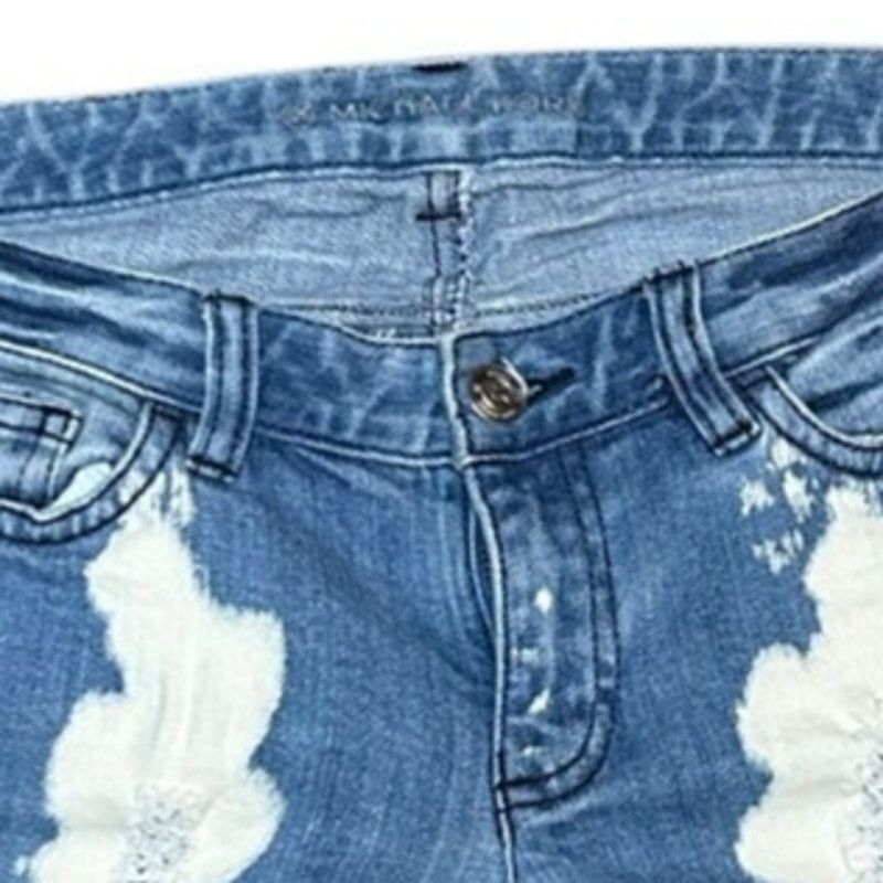 Michael Kors Michael Kors Bleach Splatter Distressed Skinny Jeans Size 26" / US 2 / IT 38 - 4 Thumbnail