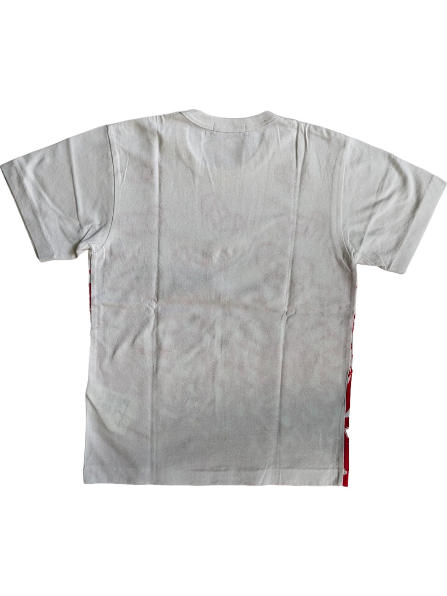 Comme des Garcons White T-Shirt With Red Celebration Random Print Size XS / US 0-2 / IT 36-38 - 2 Thumbnail