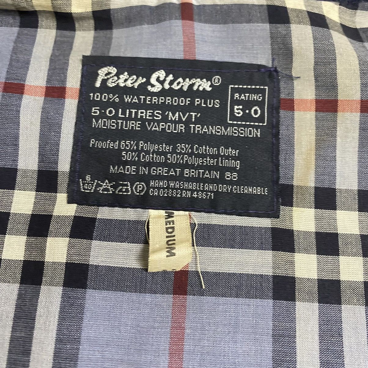 Designer × Vintage Peter Storm downcoat 2way checkered Size US M / EU 48-50 / 2 - 14 Thumbnail