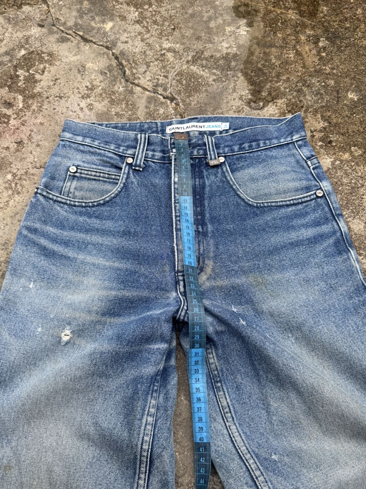 Saint Laurent Paris SAINT LAURENT JEANS HIGH WAISTED HEDI SLIMANE Size US 28 / EU 44 - 6 Thumbnail