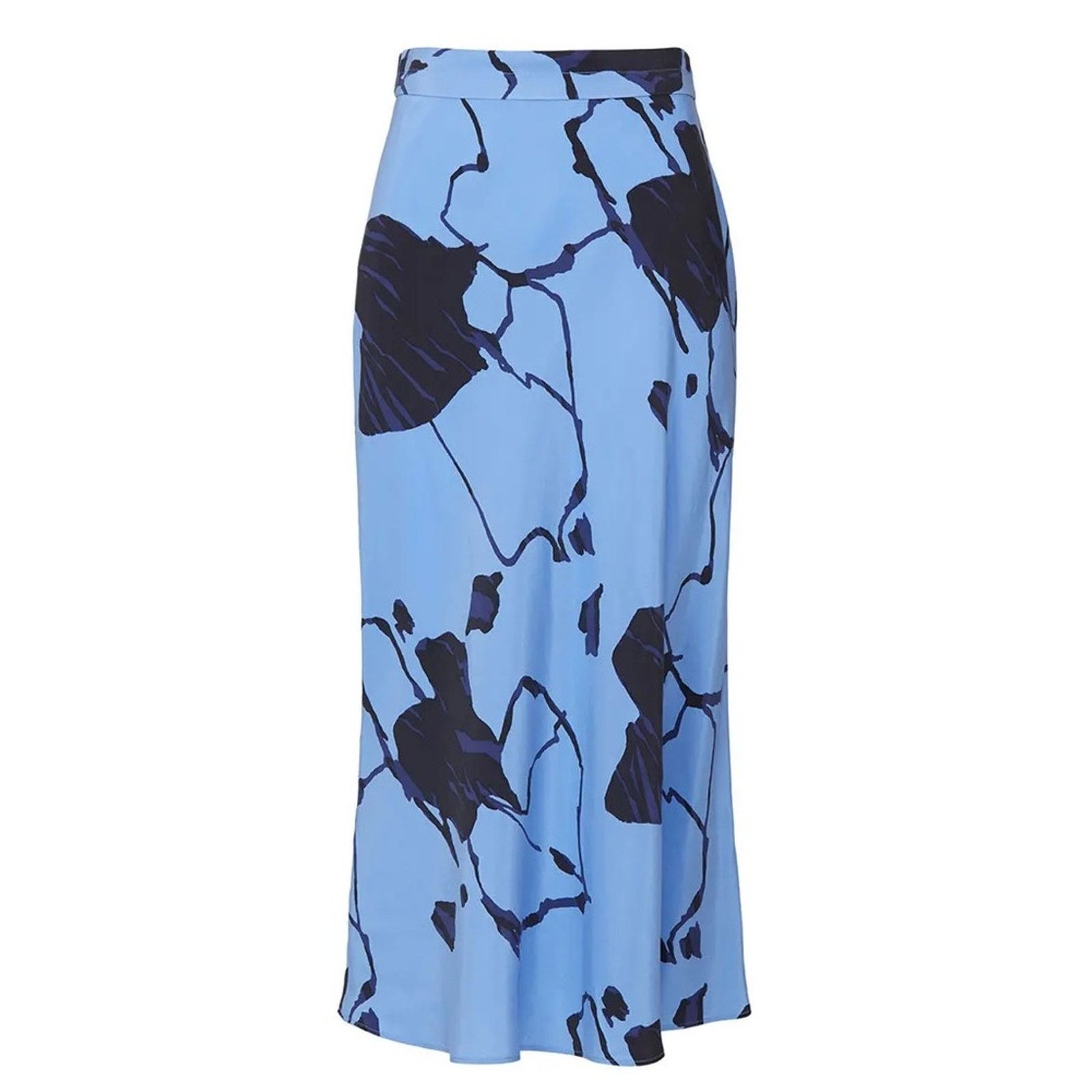 Equipment Equipment Silk Iva Midi Skirt Floral Elastic Waist A-Line 4 Size 27" / US 4 / IT 40 - 2 Thumbnail