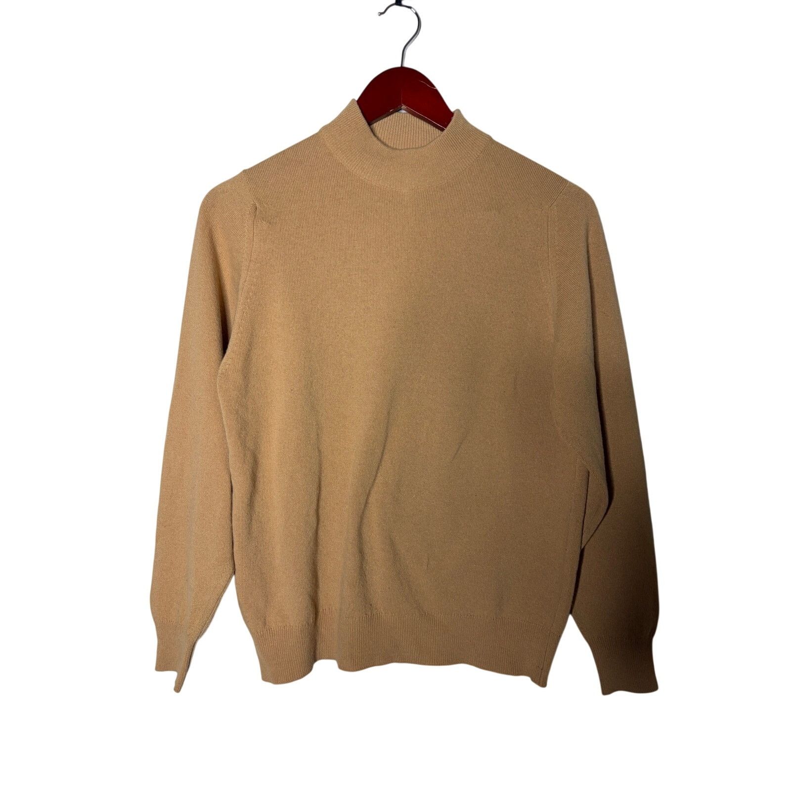 Ballantyne Berk by Ballantyne Tan Turtleneck 100% cashmere sz 38 US S Size S / US 4 / IT 40 - 1 Thumbnail