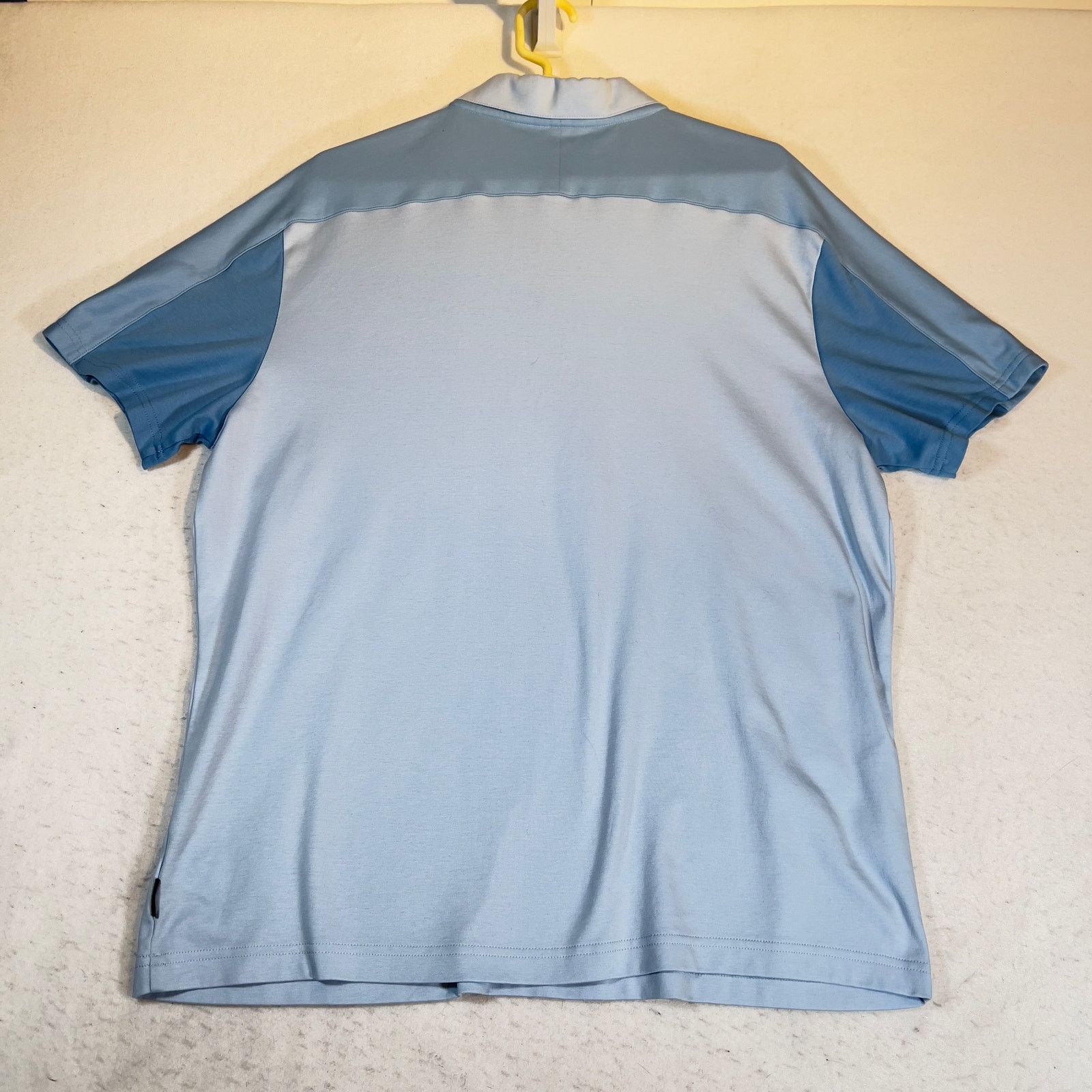 Calvin Klein Calvin Klein Polo Shirt Mens XL Blue Colorblock Short Sleeve Size US XL / EU 56 / 4 - 4 Thumbnail