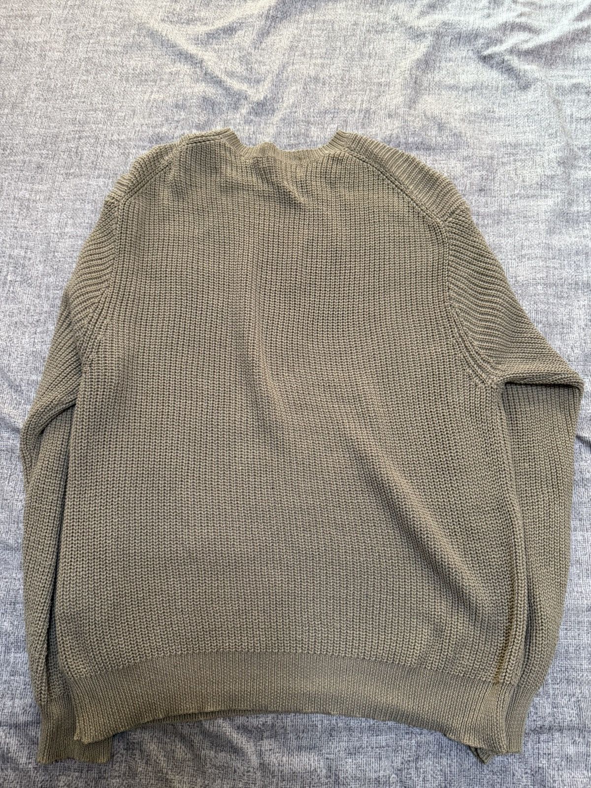 Supreme cdg tan sweater
