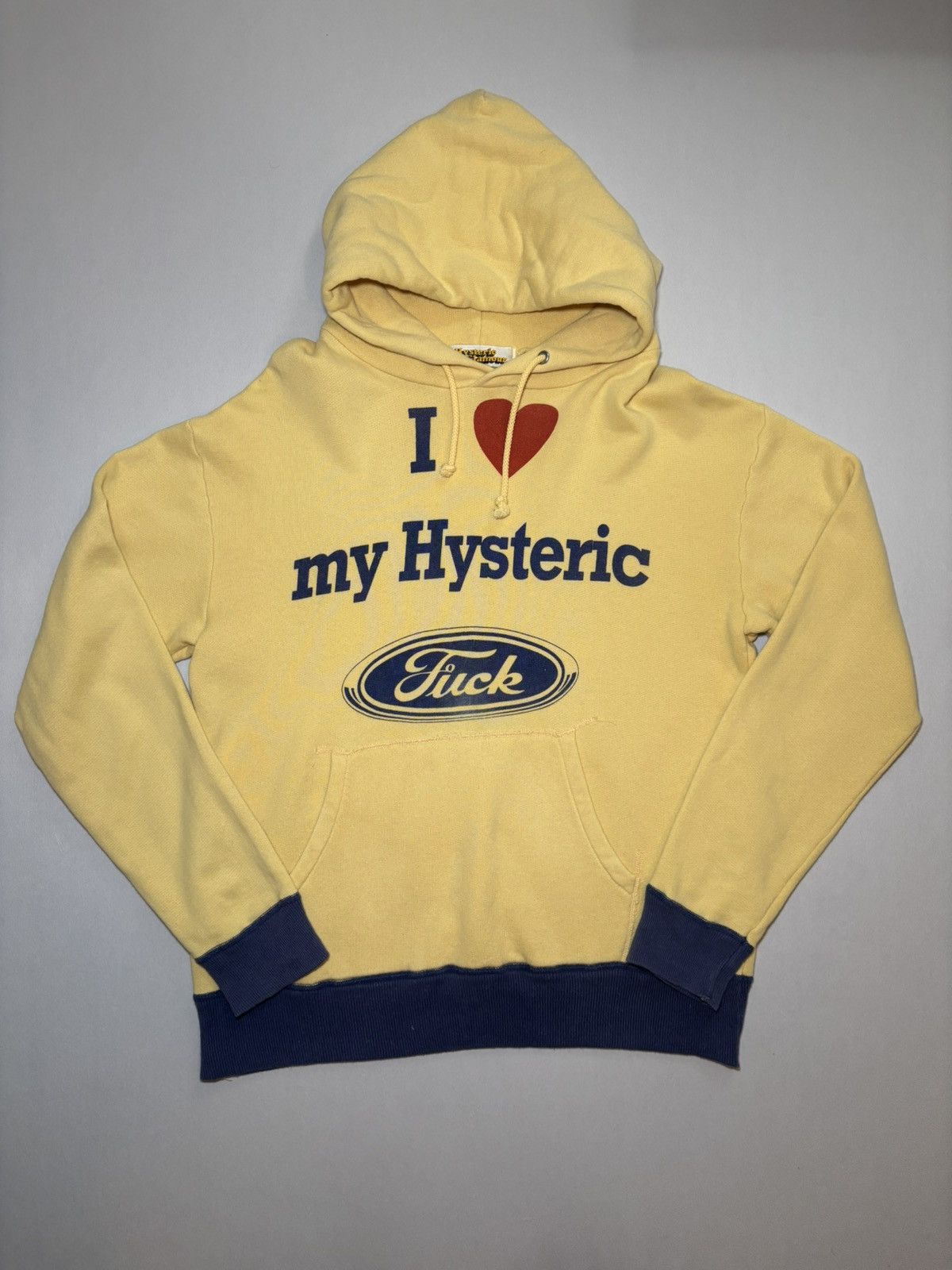 Hysteric Glamour Hysteric Glamour 90s I Love My Ford Logo Rip Hoodie Size US S / EU 44-46 / 1 - 1 Thumbnail