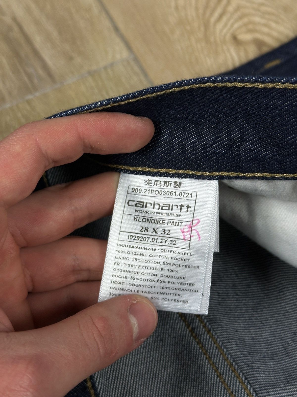 Carhartt × Carhartt Wip Carhartt WIP Klondike Denim Pants Jeans Y2K 28x32 Size US 28 / EU 44 - 10 Thumbnail