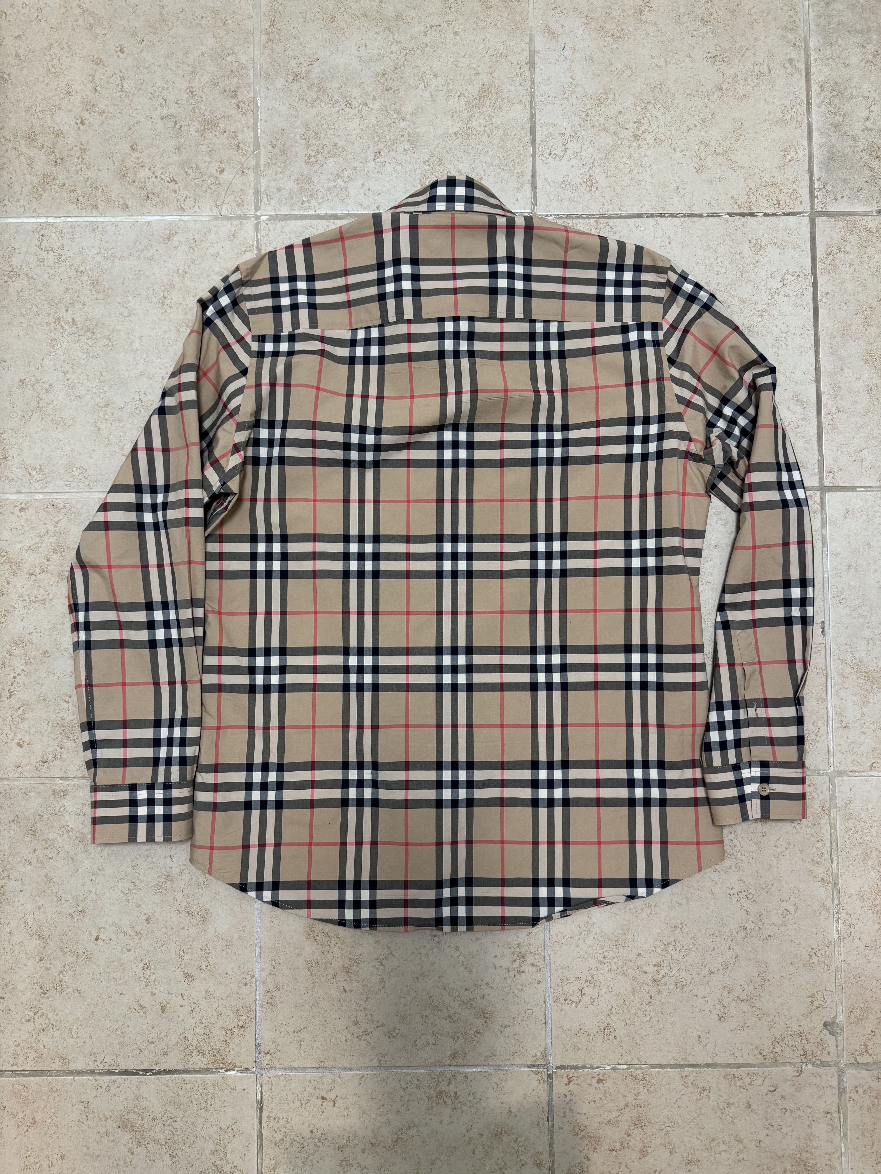 Burberry Burberry Check Cotton Shirt Size US L / EU 52-54 / 3 - 2 Thumbnail