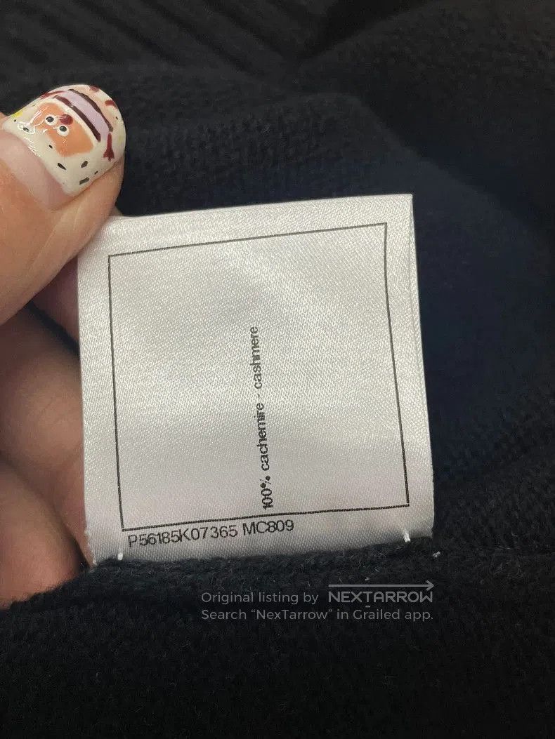 Chanel Chanel Black White Cashmere Cardigan. Size US M / EU 48-50 / 2 - 7 Thumbnail