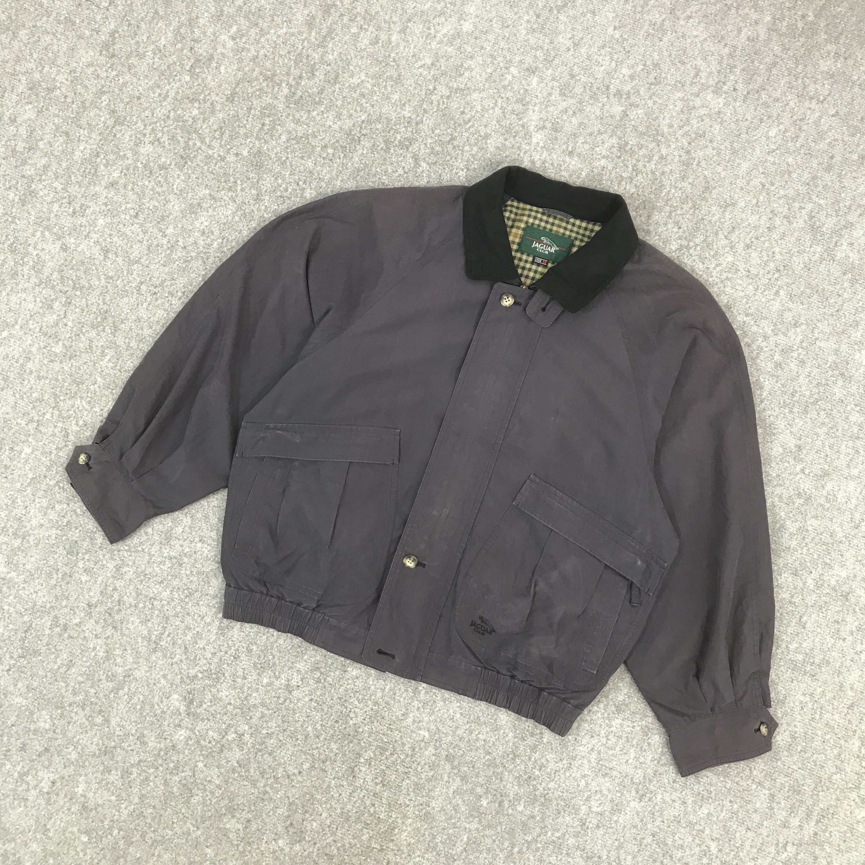 Japanese Brand JAGUAR CLUB DESIGN BLACK FADED JACKET Size US M / EU 48-50 / 2 - 5 Thumbnail