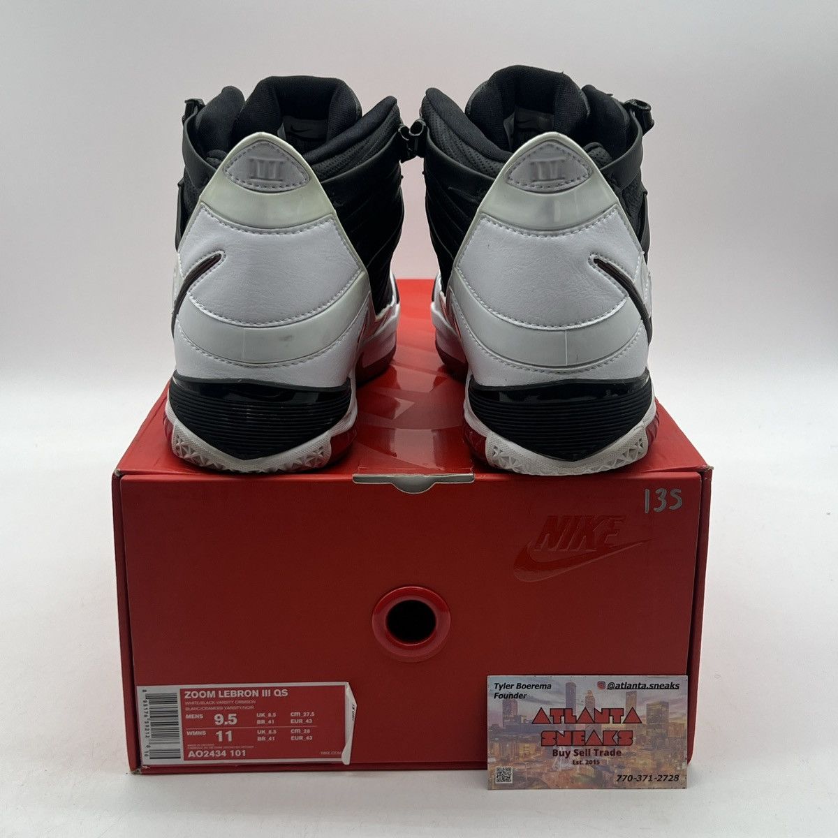 Nike Zoom lebron 3 home Size US 9.5 / EU 42-43 - 3 Thumbnail