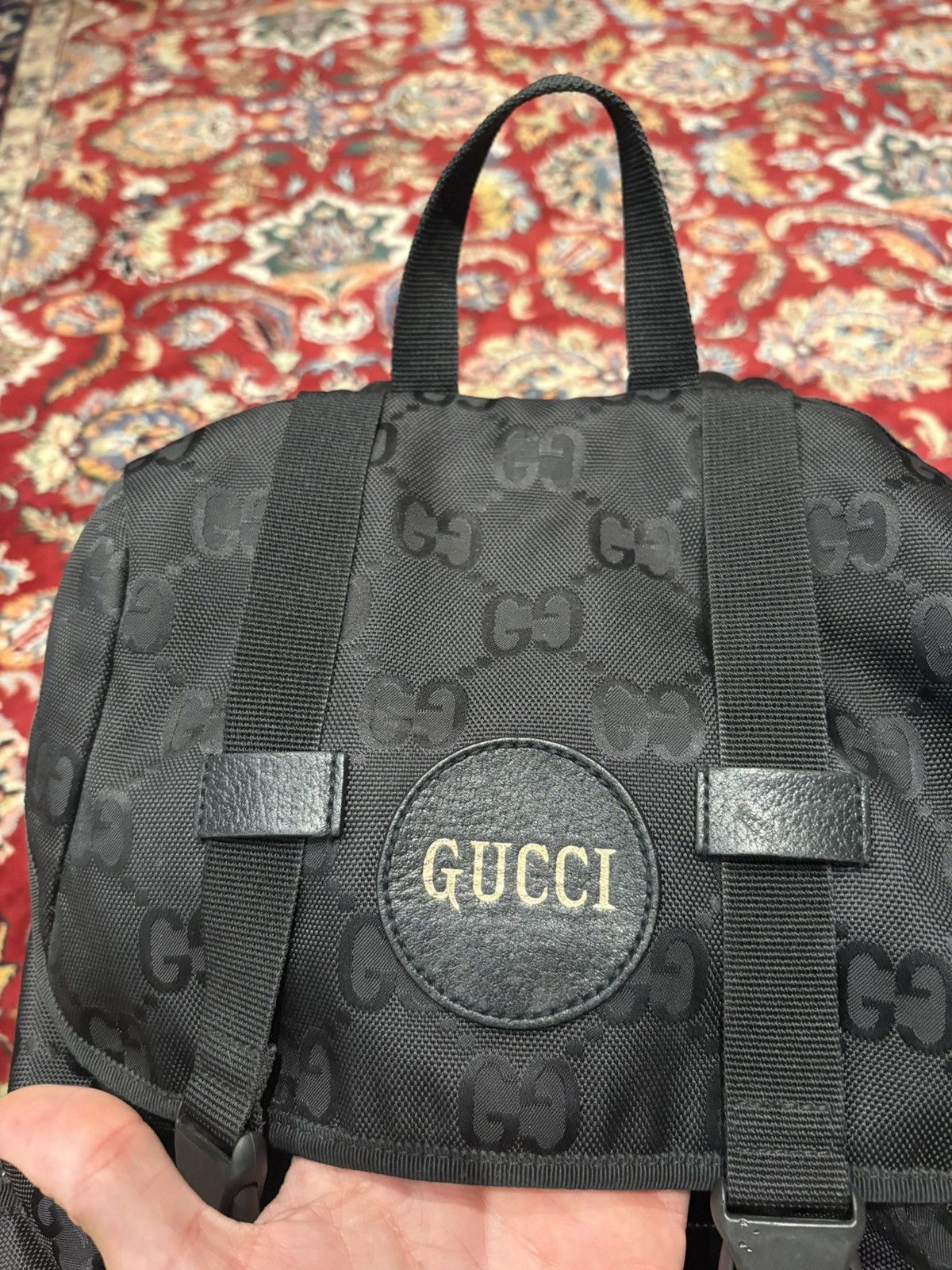 Gucci Gucci Black Nylon Backpack Size ONE SIZE - 4 Thumbnail