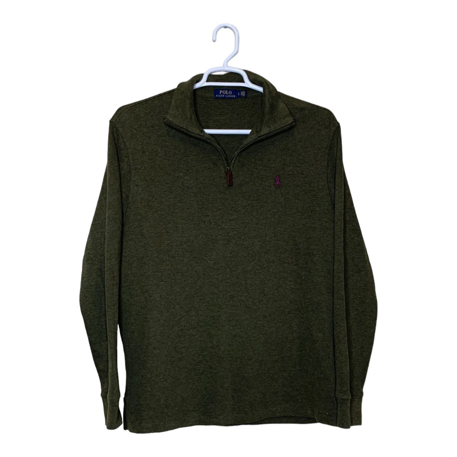 Ralph Lauren Polo green long sleeves pullover sweatshirt size Large Size US L / EU 52-54 / 3 - 7 Thumbnail