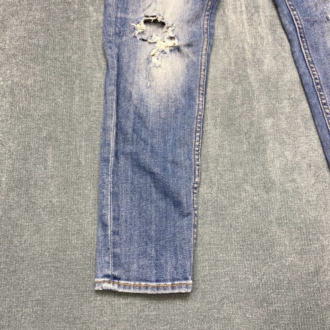 Vintage Vigoss Jagger Skinny Jeans Women 29 Blue Denim Stretch Distressed Casual Outdoor Jeans Women 29 Blue Denim Stretch Distressed Casual Outdoor Size 29" - 3 Thumbnail