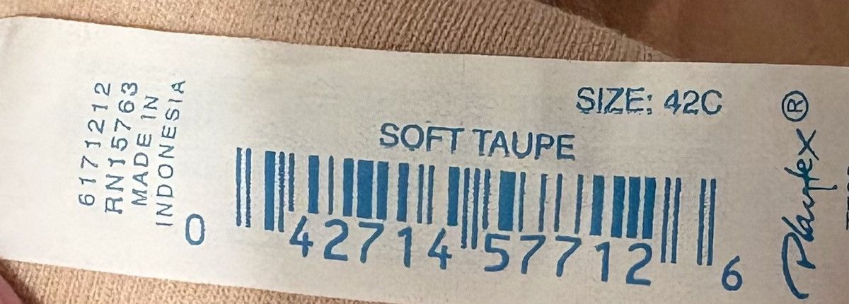 Other Playtex soft taupe 42c bra with underwire Size ONE SIZE - 3 Thumbnail