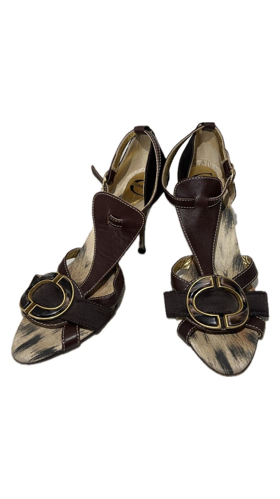 Just Cavalli Just Cavalli Animal Print Stiletto Heels Size US 9 / IT 39 - 1 Thumbnail
