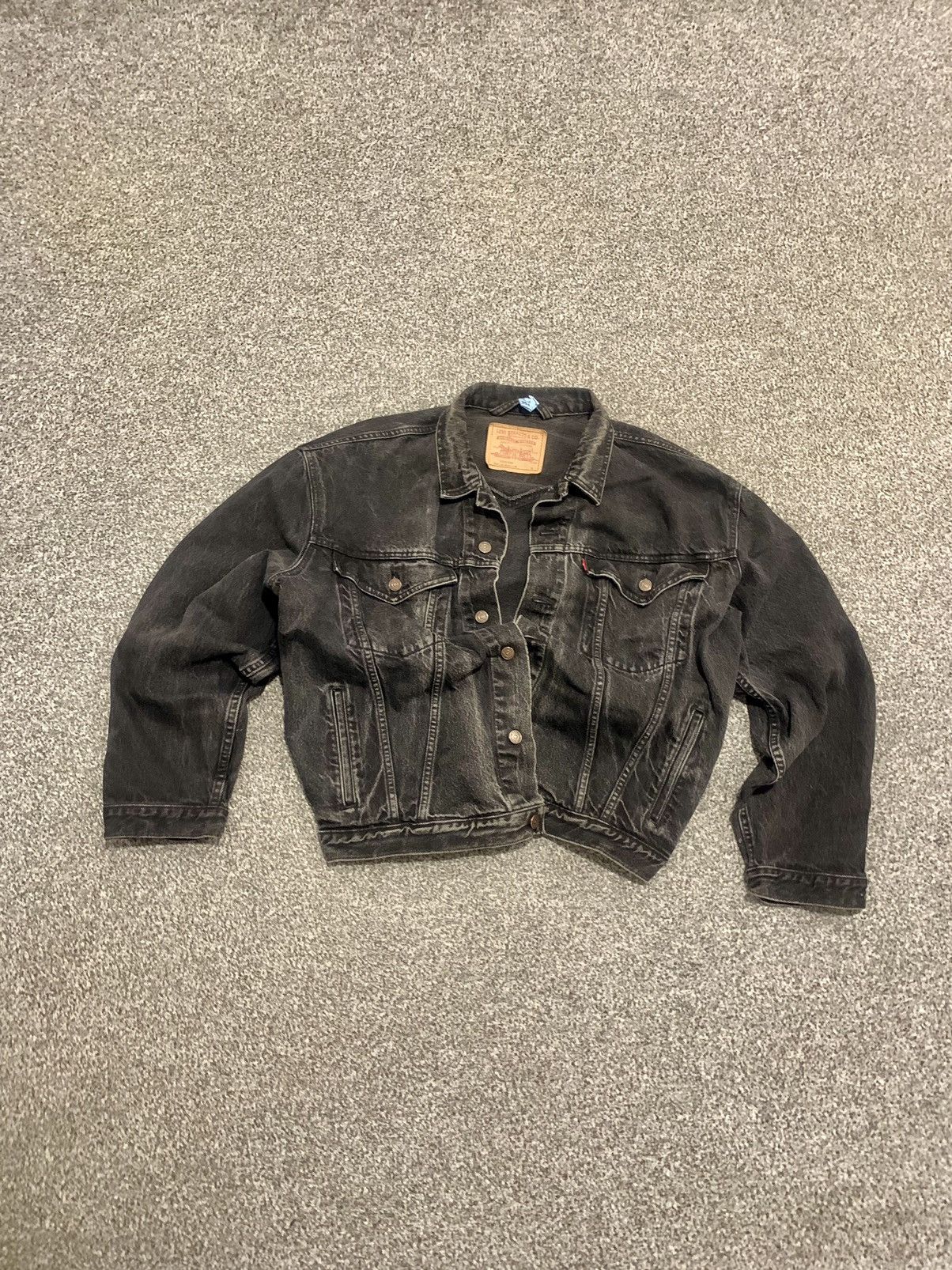 Levi's Vintage Boxy Levis Denim Jacket Size US L / EU 52-54 / 3 - 1 Thumbnail