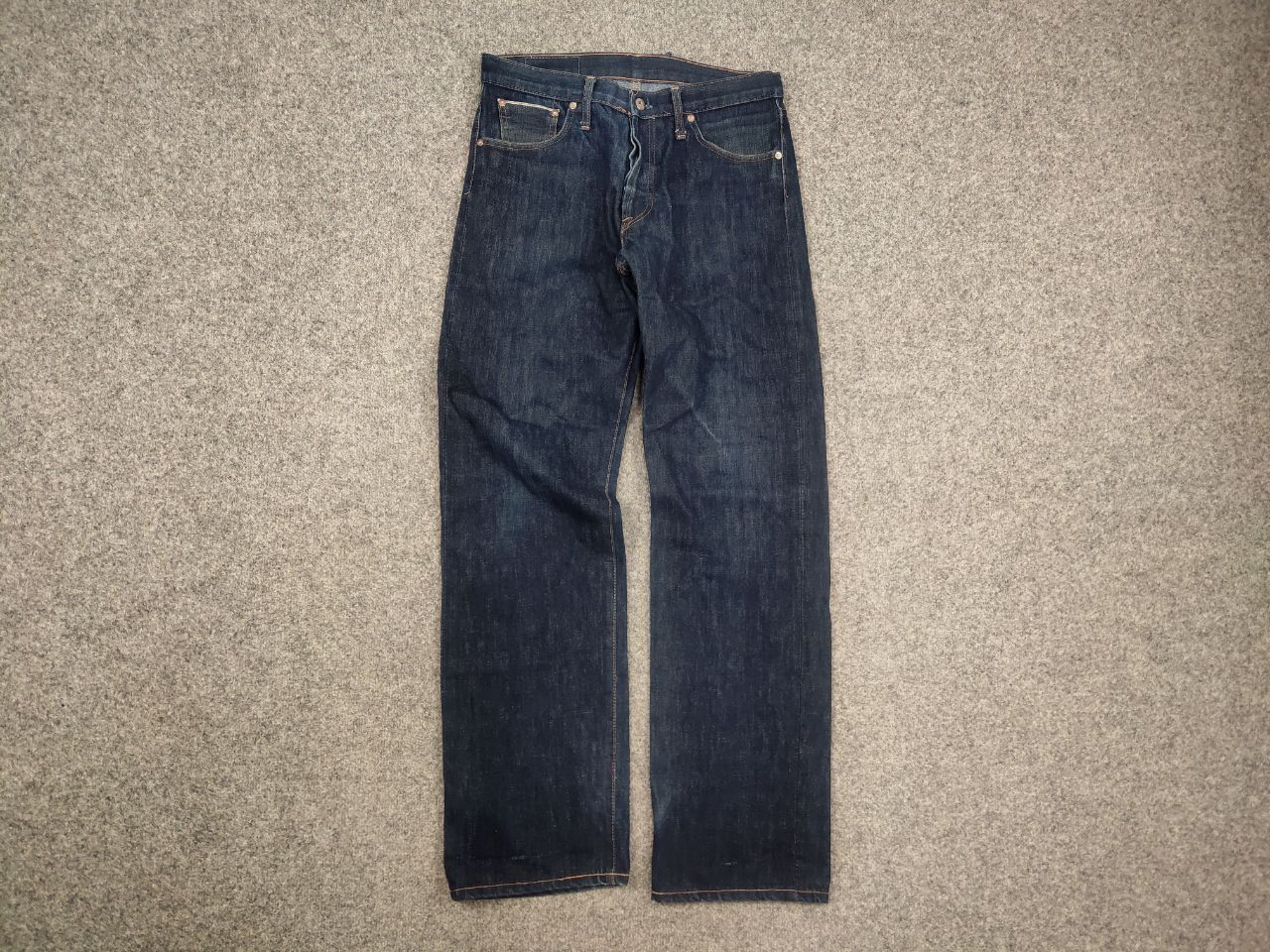 Japanese Brand Vintage D.H. Tribute Japanese Selvedge Faded Denim Jeans Size US 32 / EU 48 - 2 Thumbnail
