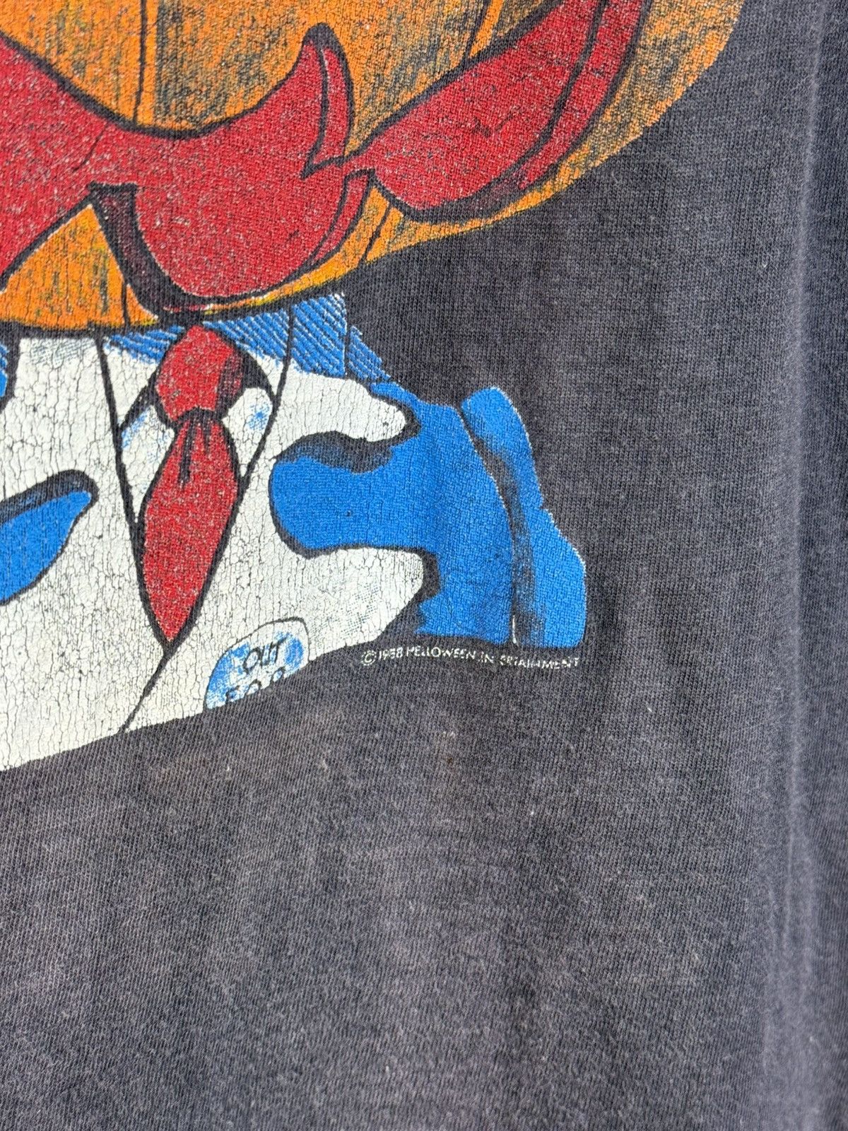 Band Tees 80s Helloween 1988/89 I Want Out Pumpkins Fly Free T-Shirt M Size US M / EU 48-50 / 2 - 4 Thumbnail