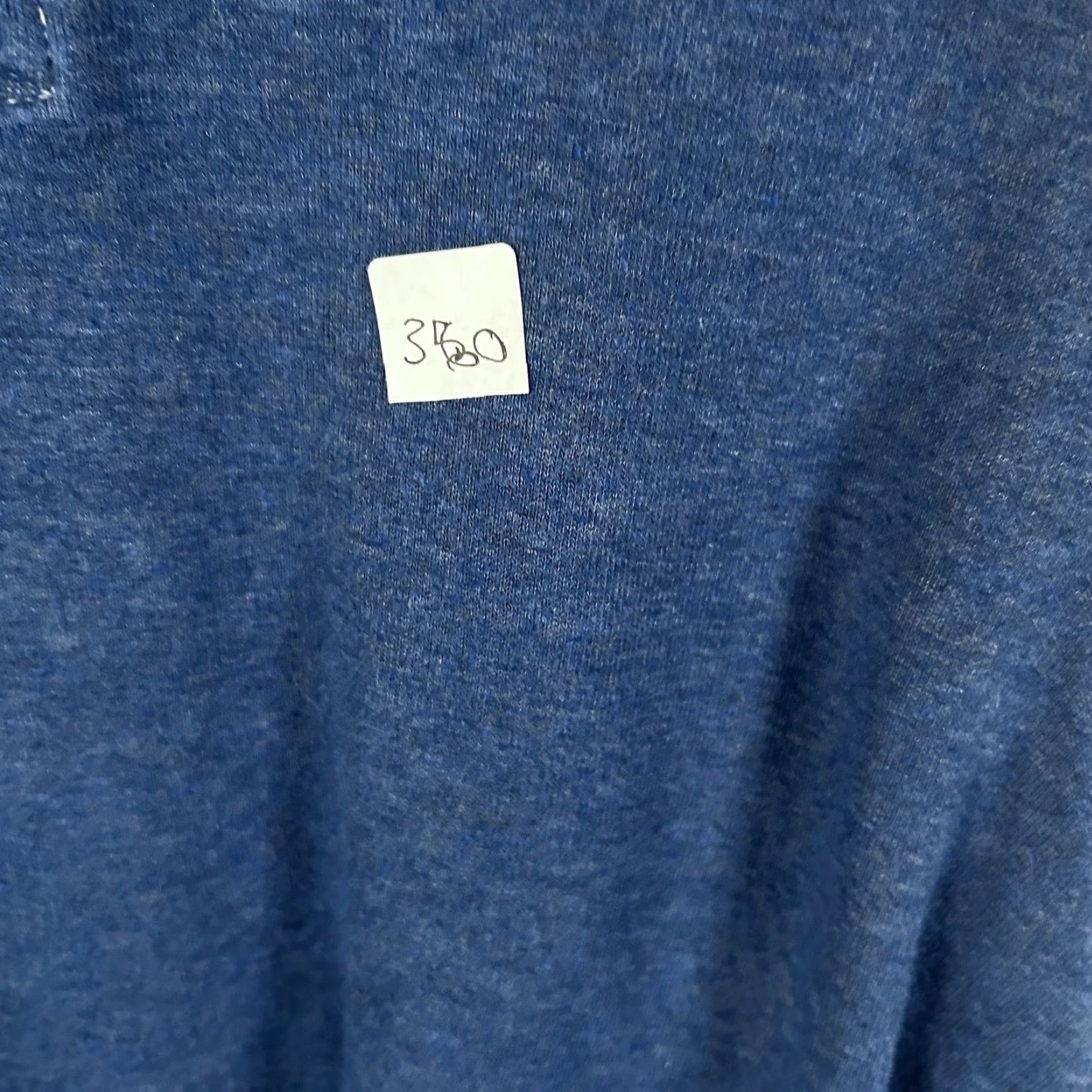 johnnie-O Johnnie-O Mens Large Blue Heathered Quarter Button Mock Neck Pullover Sweater Size US L / EU 52-54 / 3 - 8 Thumbnail