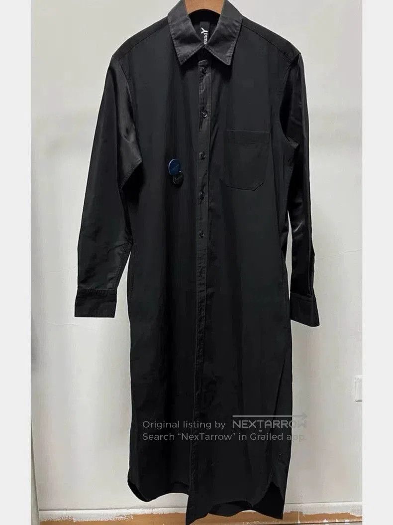 Yohji Yamamoto Yohji GroundY paneled long shirt trench coat. Size US M / EU 48-50 / 2 - 3 Thumbnail