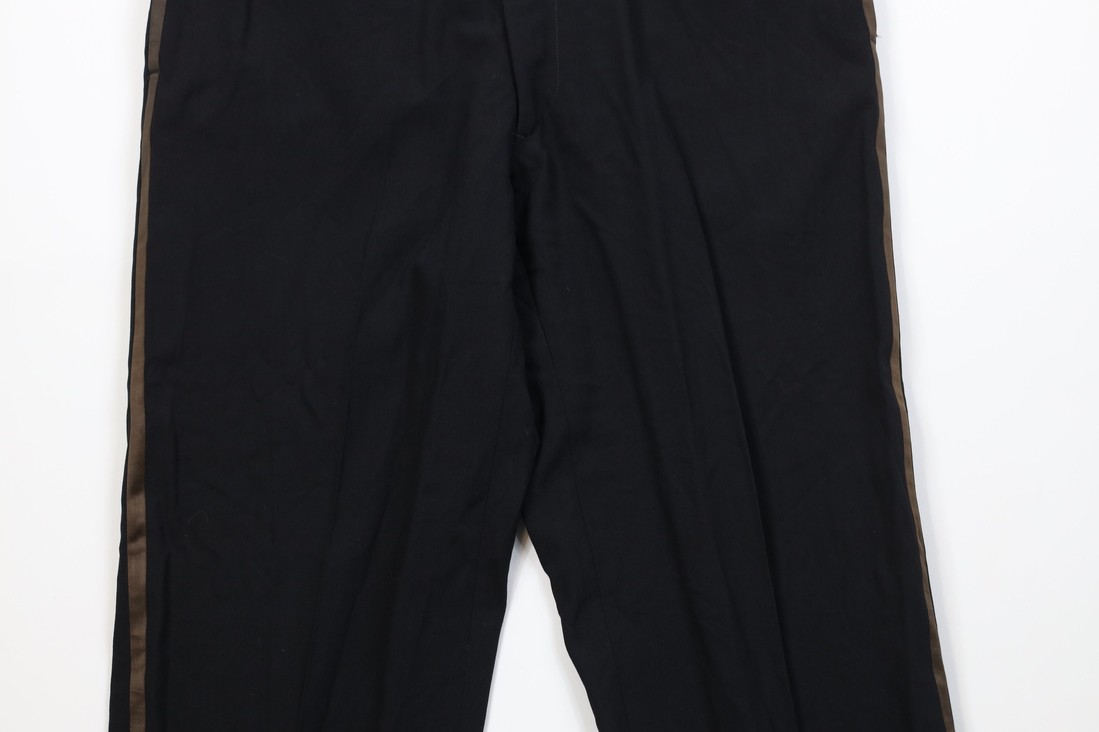 Vintage Vintage 50s Streetwear Wool Knit Tuxedo Chino Pants USA Size US 36 / EU 52 - 3 Thumbnail