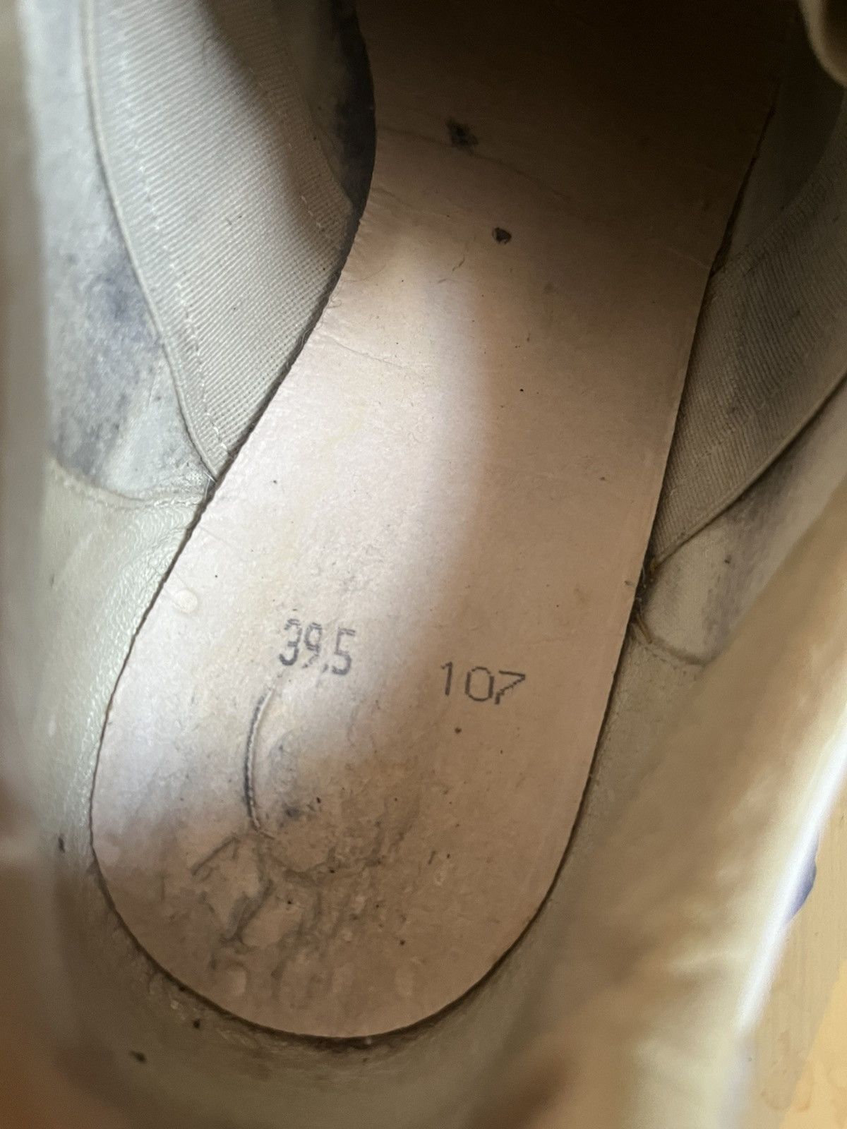Maison Margiela MAISON MARGIELA replica gats low white/gray leather sneakers Size US 6.5 / EU 39-40 - 11 Thumbnail