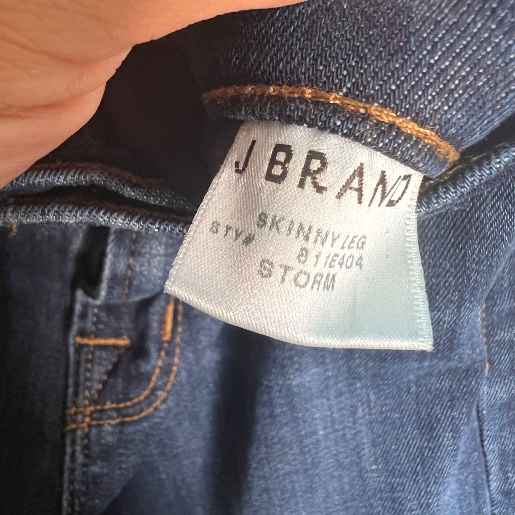 J Brand J Brand Jeans Womens 25 Skinny Denim Blue Dark Wash Cotton Blend 5-Pocket Stretch Size 25 Size 42" / US 20 - 3 Thumbnail