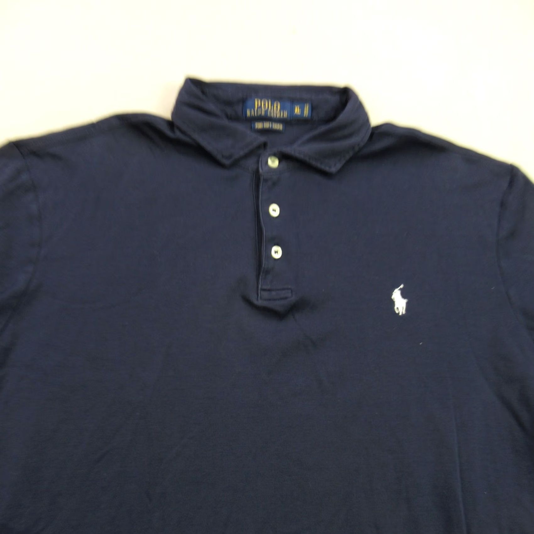 Polo Ralph Lauren Polo Ralph Lauren Shirt XL Blue Short Sleeve Lightweight Pima Soft Touch Mens Size US XL / EU 56 / 4 - 3 Thumbnail