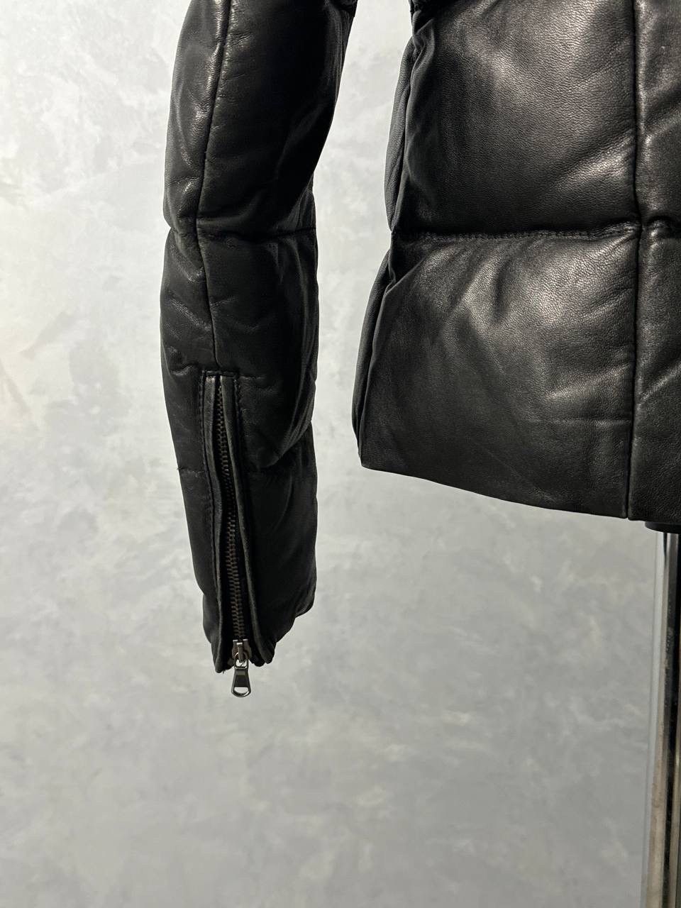 Iceberg Iceberg down leather puffer black jacket XS Italy Size XS / US 0-2 / IT 36-38 - 2 Thumbnail