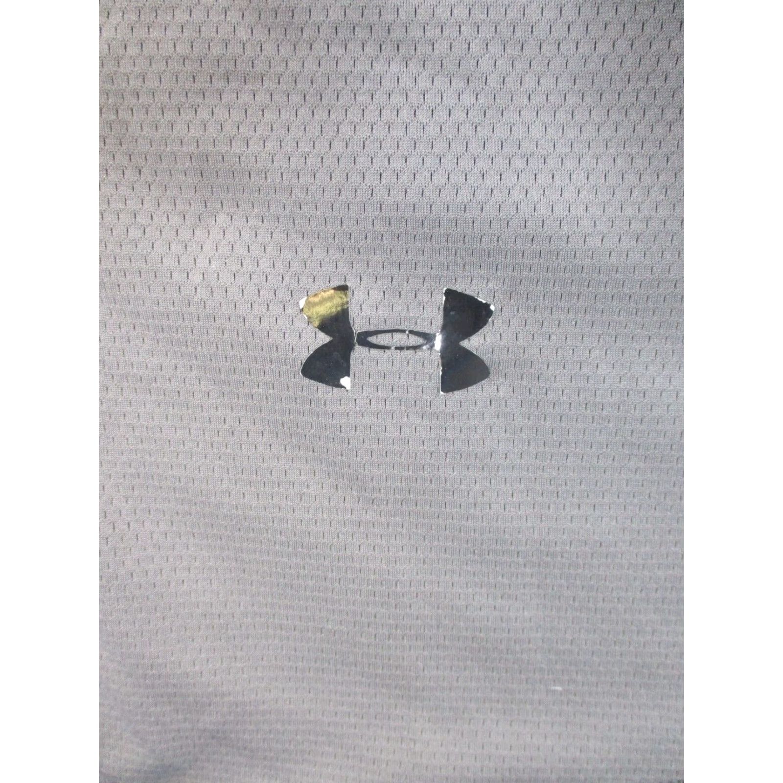 Under Armour Under Armour Mens Gray Cold Gear Quarter Zip Mock Neck Fleece Sweatshirt L/S Zip Pullover 3/4 Zip Golf Gym Walking Size US L / EU 52-54 / 3 - 3 Thumbnail