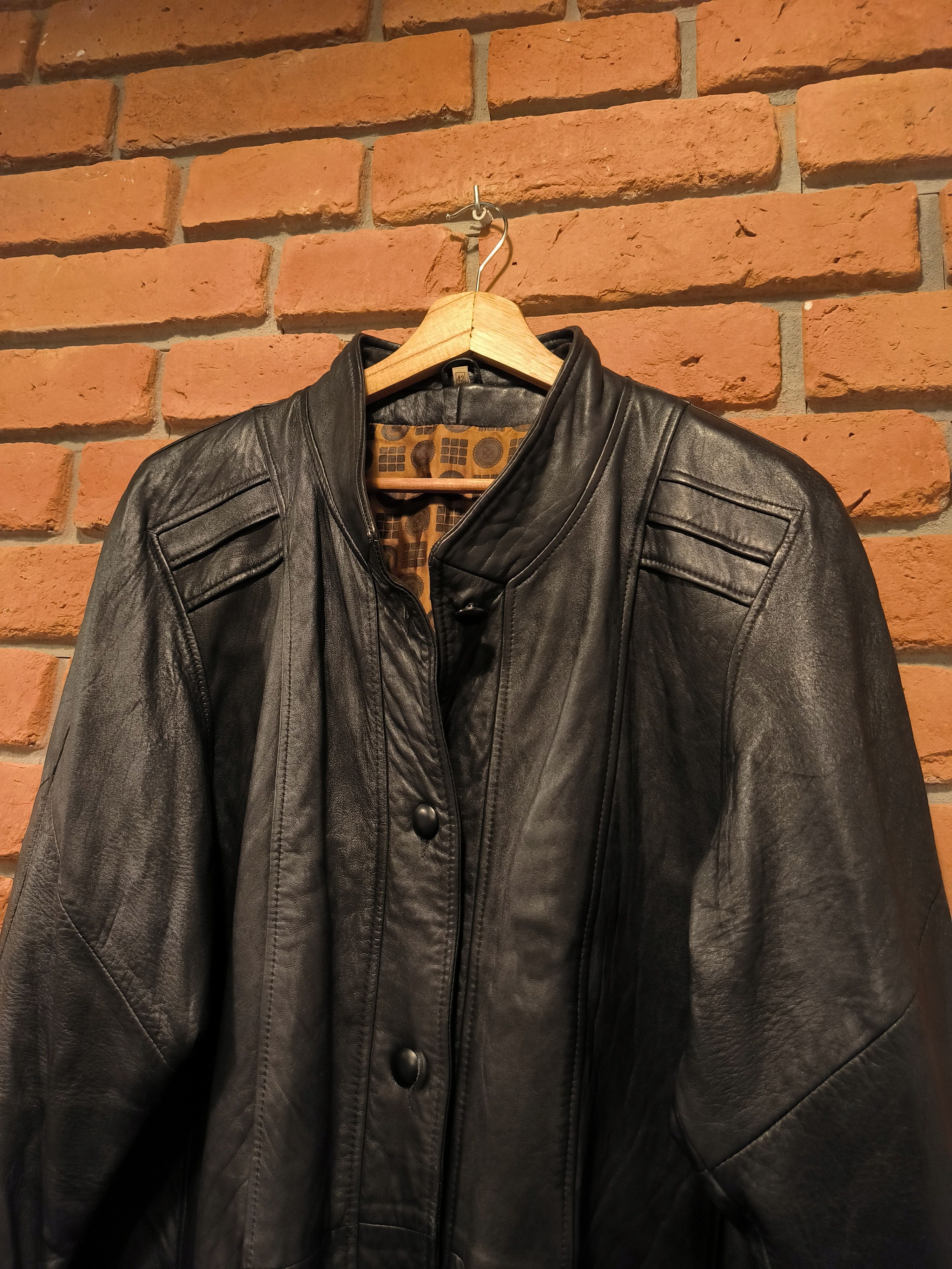Vintage Vintage Black Leather Jacket Size US M / EU 48-50 / 2 - 5 Thumbnail
