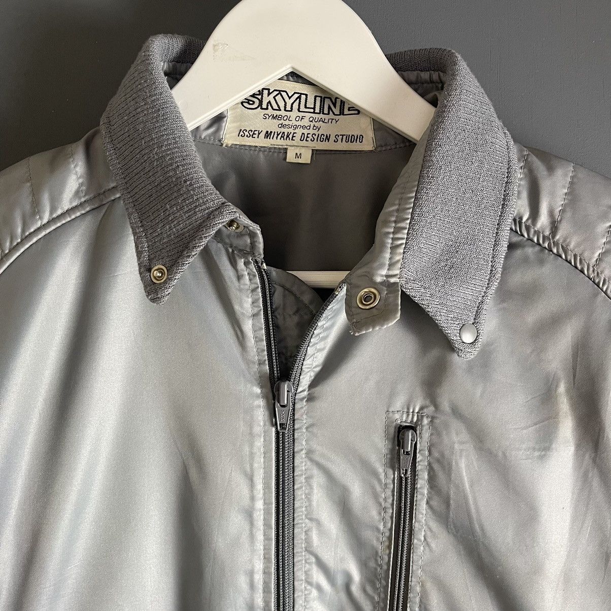 Designer × Issey Miyake × Vintage Vintage Issey Miyake Skyline Bomber Jacket Size US M / EU 48-50 / 2 - 2 Thumbnail