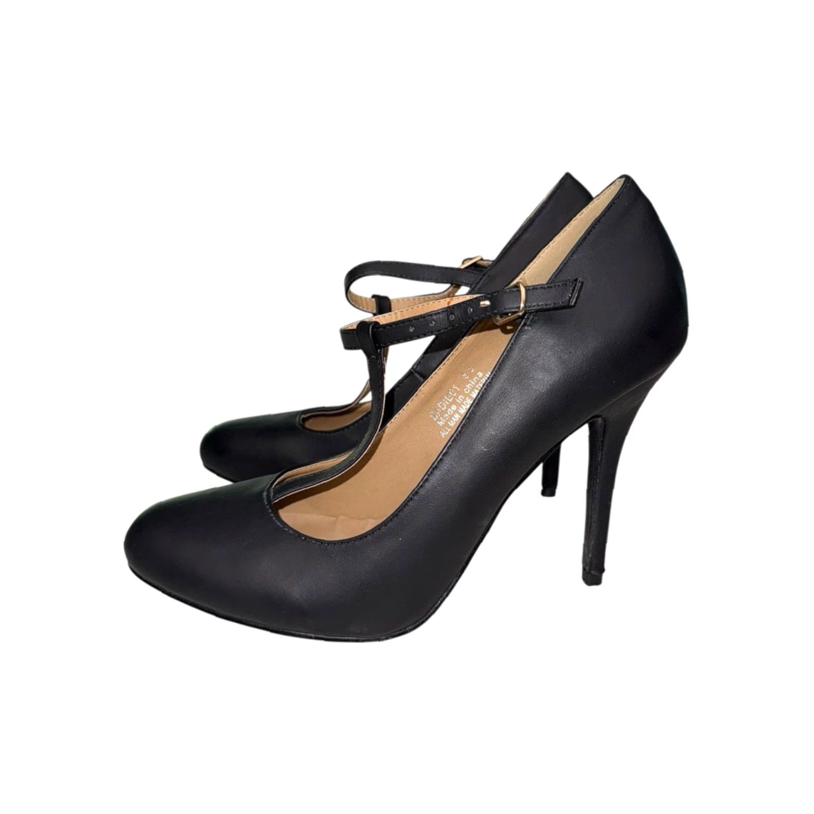 Vintage Riverberry Black Womens Pumps Stiletto Heels Size 8.5 Pump Womens Black 8.5 Riverberry Size US 9 / IT 39 - 2 Thumbnail