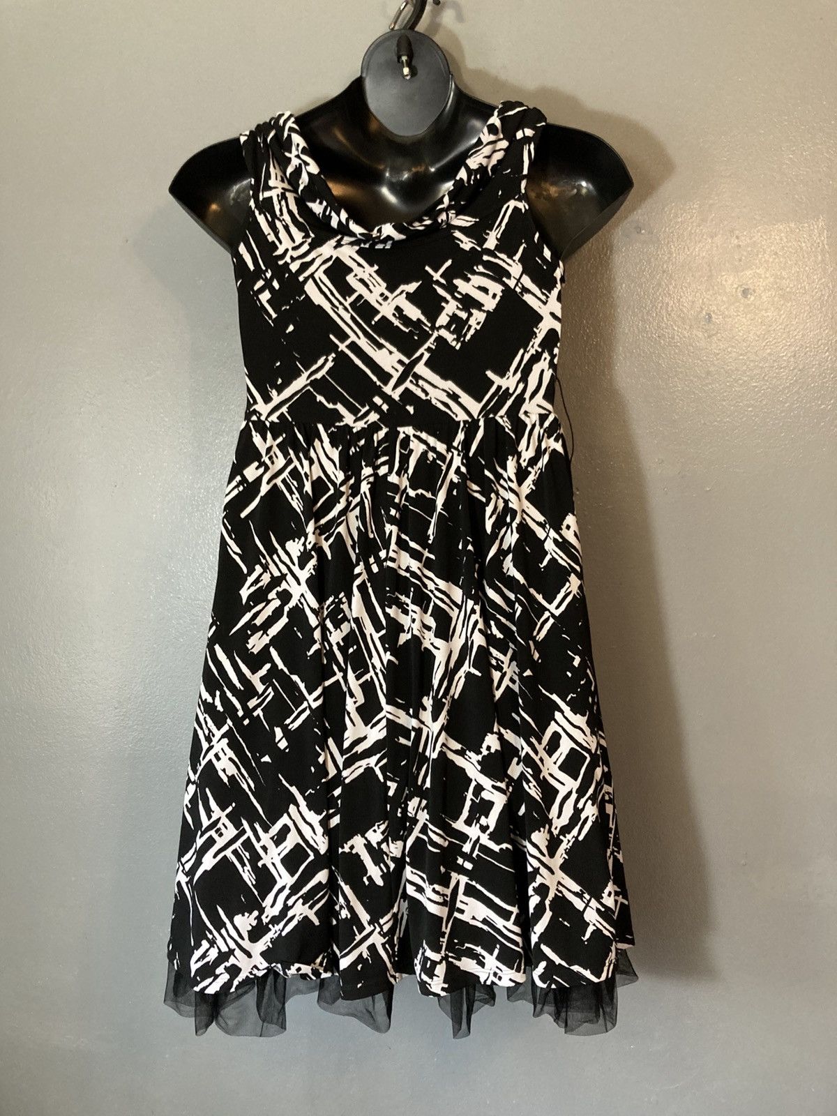 Other Candies black and white lace bottom dress Size L / US 10 / IT 46 - 5 Thumbnail