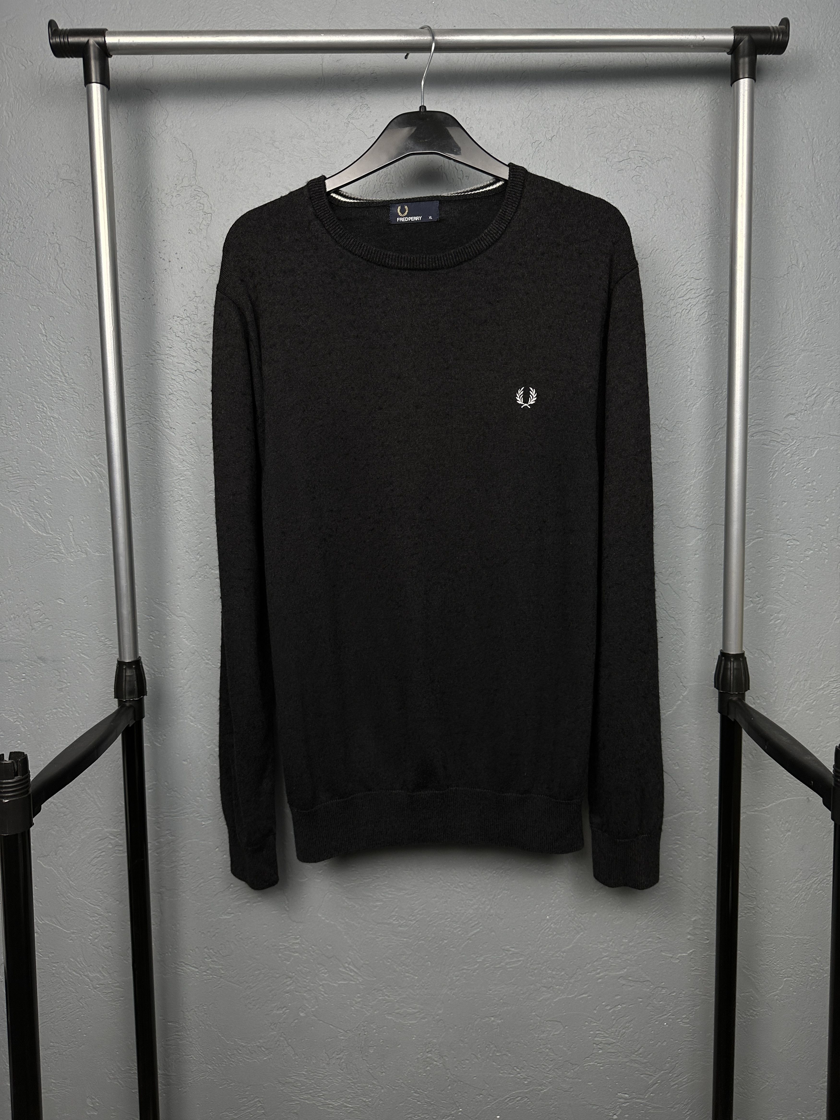 Fred Perry × Vintage Fred Perry Vintage Mens Merino Wool Sweater Size US XL / EU 56 / 4 - 1 Thumbnail