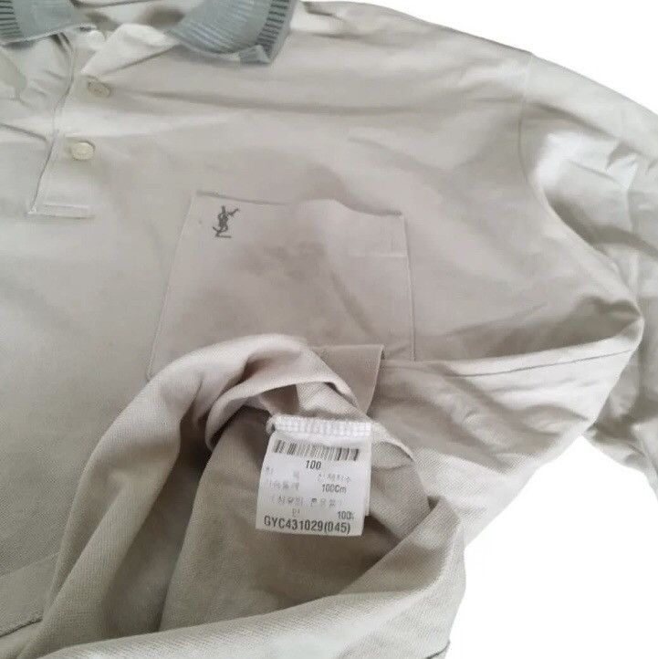 Vintage × Yves Saint Laurent YSL vintage Yves Saint Lauren Polos Size US L / EU 52-54 / 3 - 3 Thumbnail