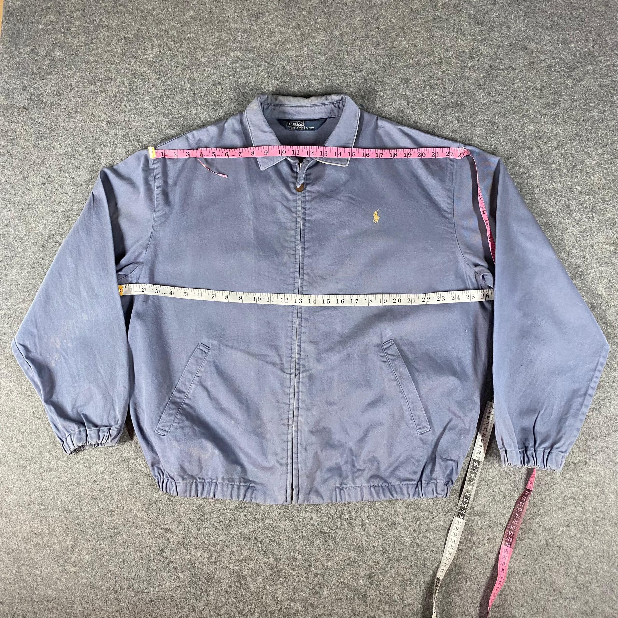 Polo Ralph Lauren Vintage 90s Polo Ralph Lauren Small Logo Distressed Jacket Size US XL / EU 56 / 4 - 3 Thumbnail