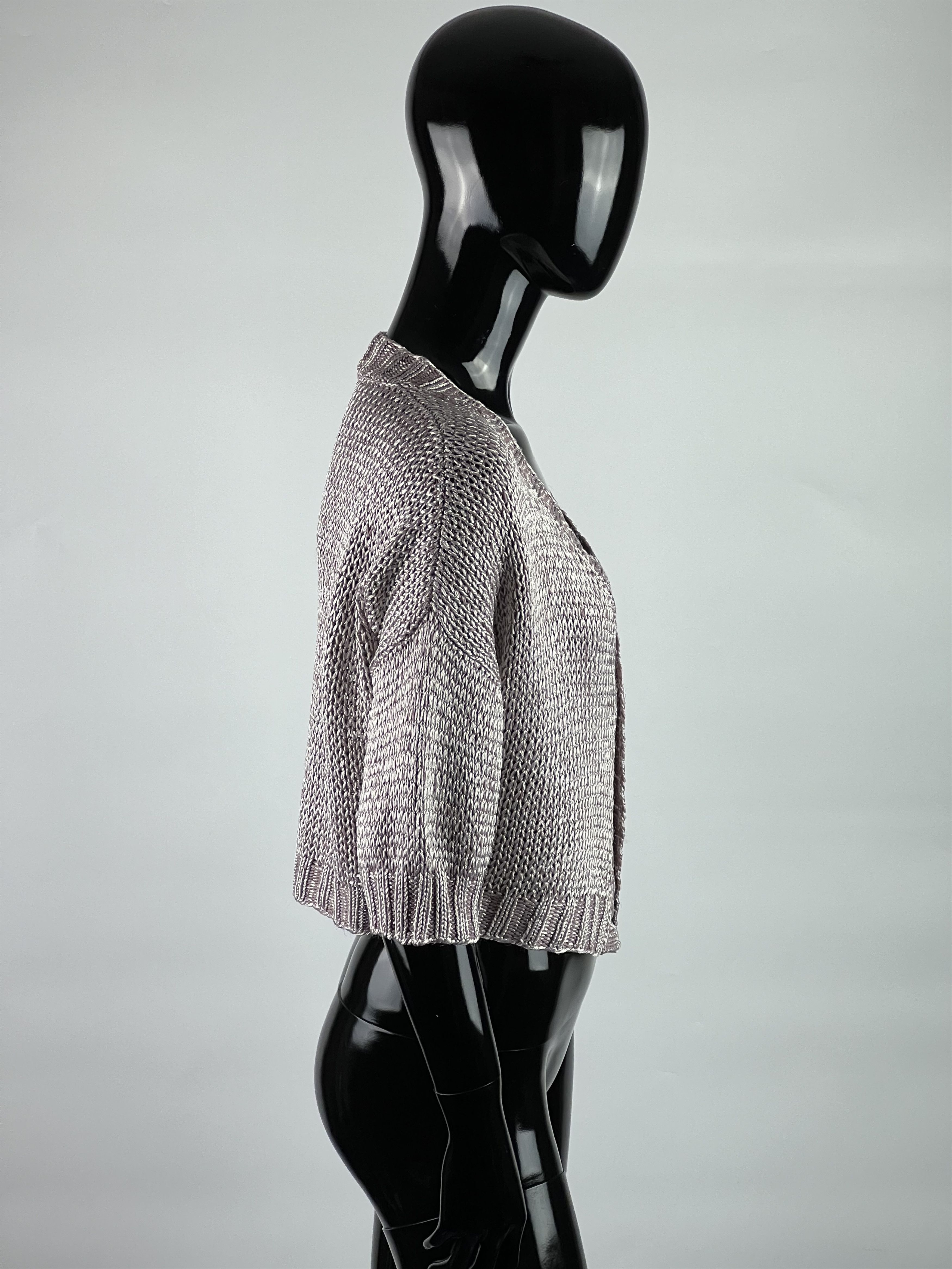Fabiana Filippi Fabiana Filippi Cropped Knit Cardigan Size L Size L / US 10 / IT 46 - 2 Thumbnail