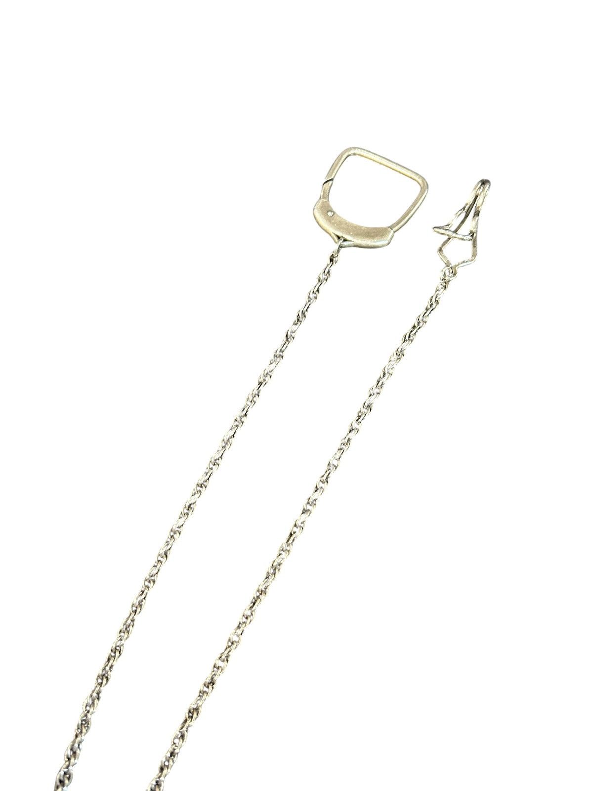 Sterling Silver Vintage .925 Silver Grunge Wallet Chain Size ONE SIZE - 2 Thumbnail