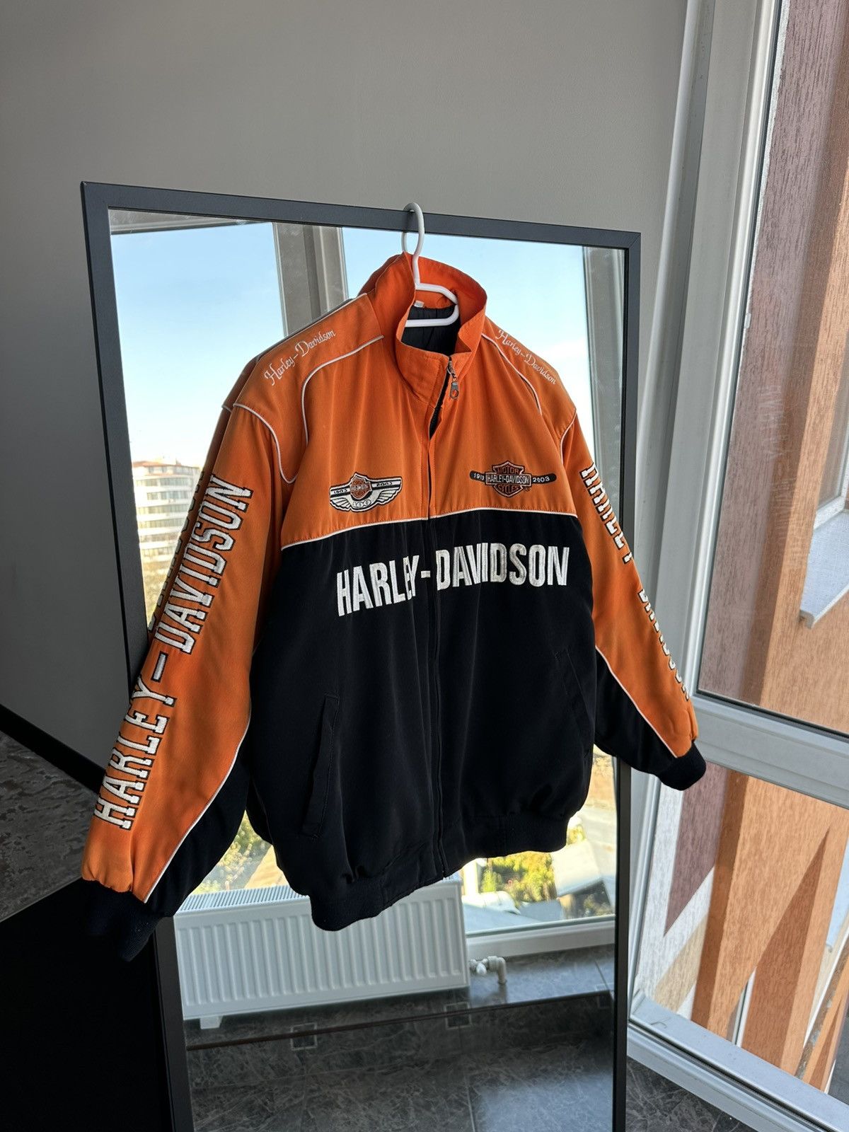 Harley Davidson Vintage Harley-Davidson Moto Racing Mens Jacket Size US M / EU 48-50 / 2 - 1 Thumbnail