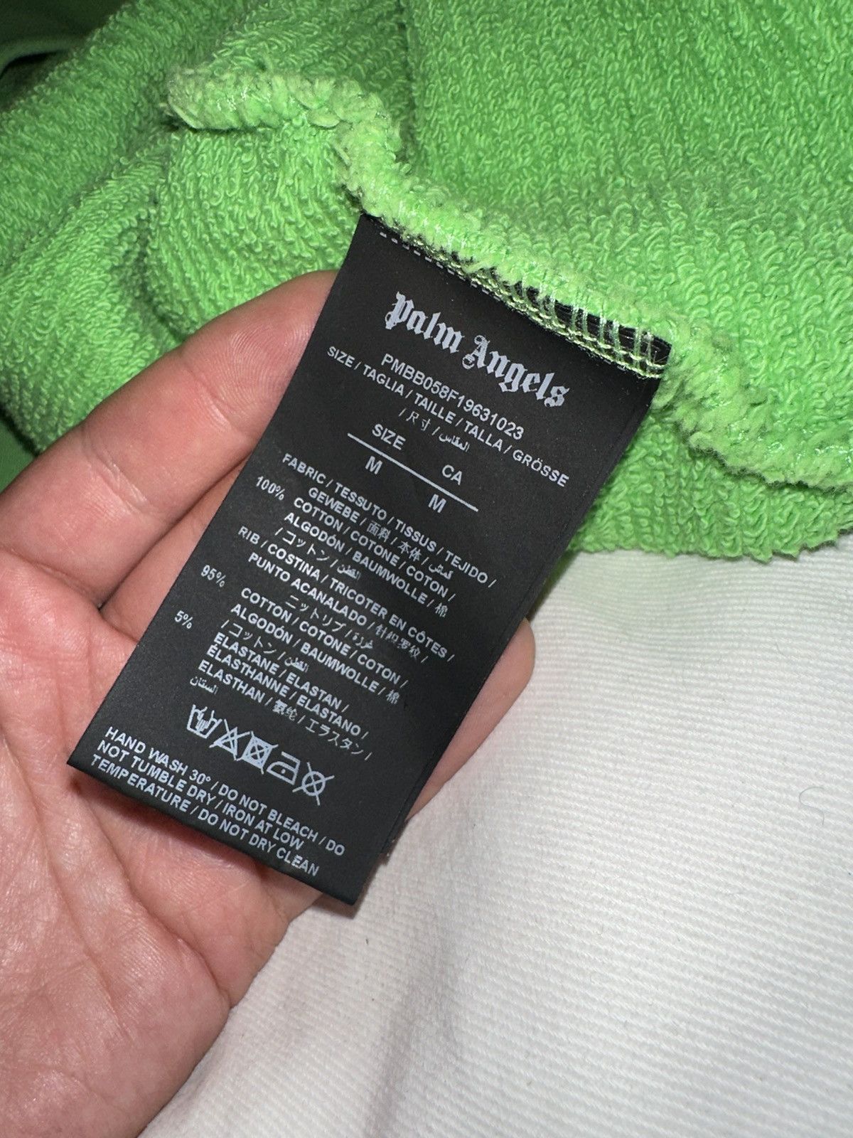 Palm Angels Palm Angels Green Angel Hoodie Designer Streetwear Grail Size US L / EU 52-54 / 3 - 11 Thumbnail