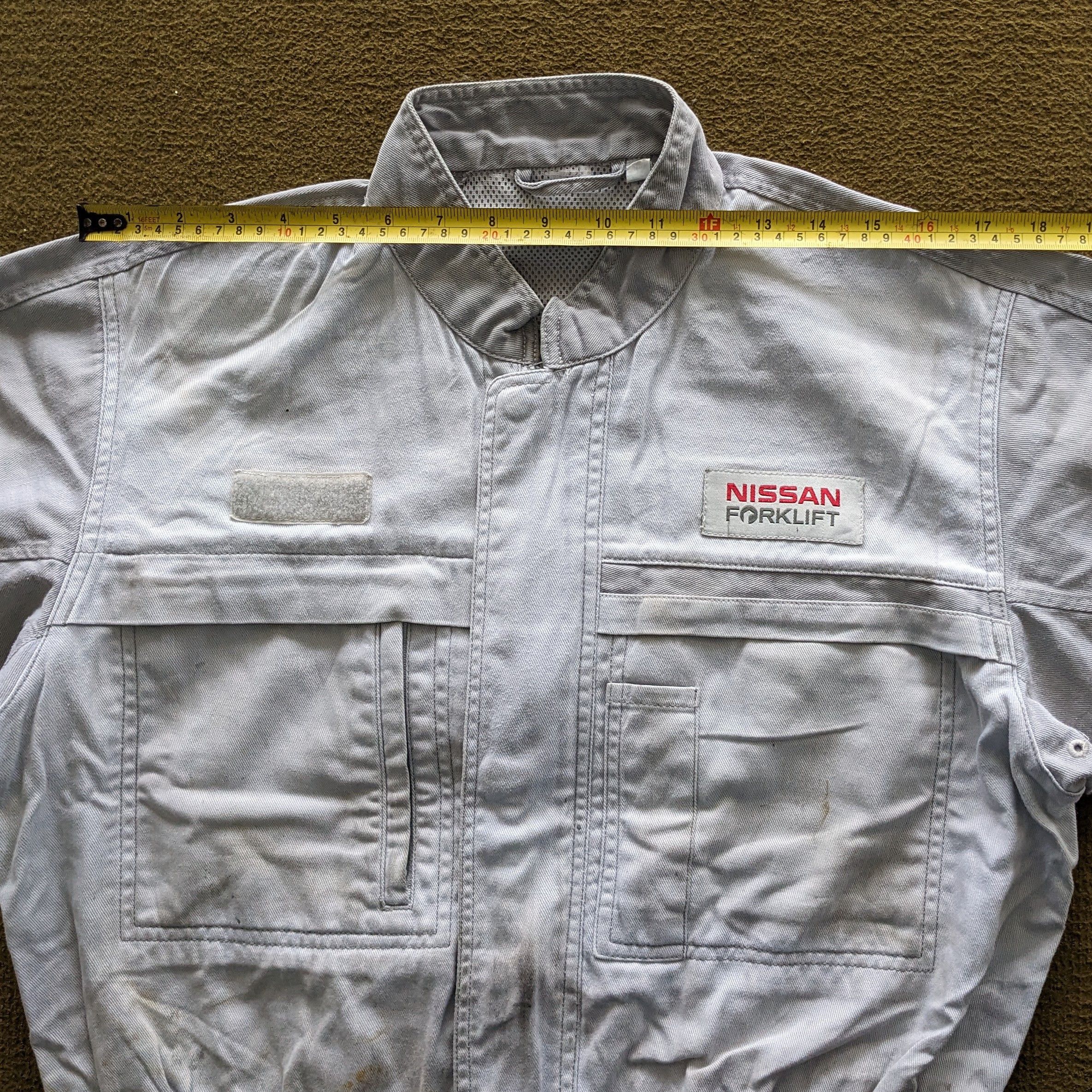 Vintage Vintage NISSAN FORKLIFT Racing Team Coverall Workwear Jacket Size US M / EU 48-50 / 2 - 7 Thumbnail