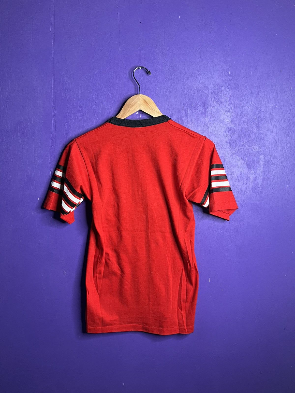 Vintage Vintage 70s Texas tech crest logo jersey t-shirt Size US M / EU 48-50 / 2 - 2 Thumbnail