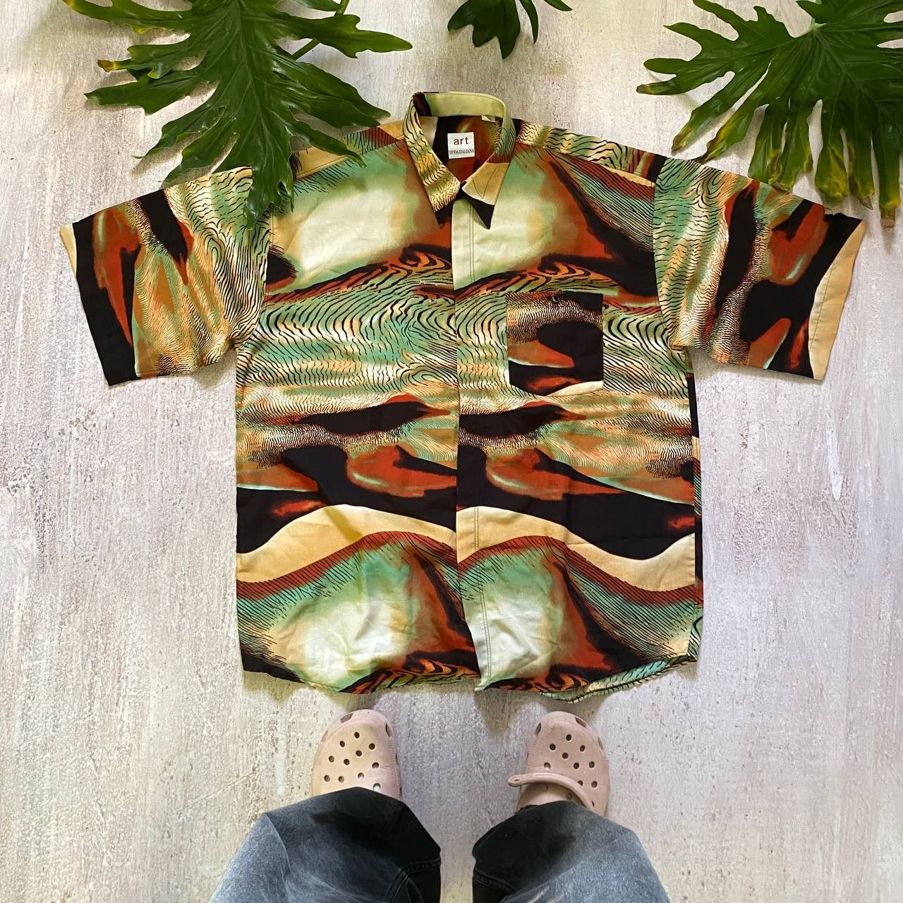 Vintage VINTAGE 90S AMAZING CRAZY SHIRT ART STREET FASHION STYLE 320 Size US XXL / EU 58 / 5 - 1 Thumbnail