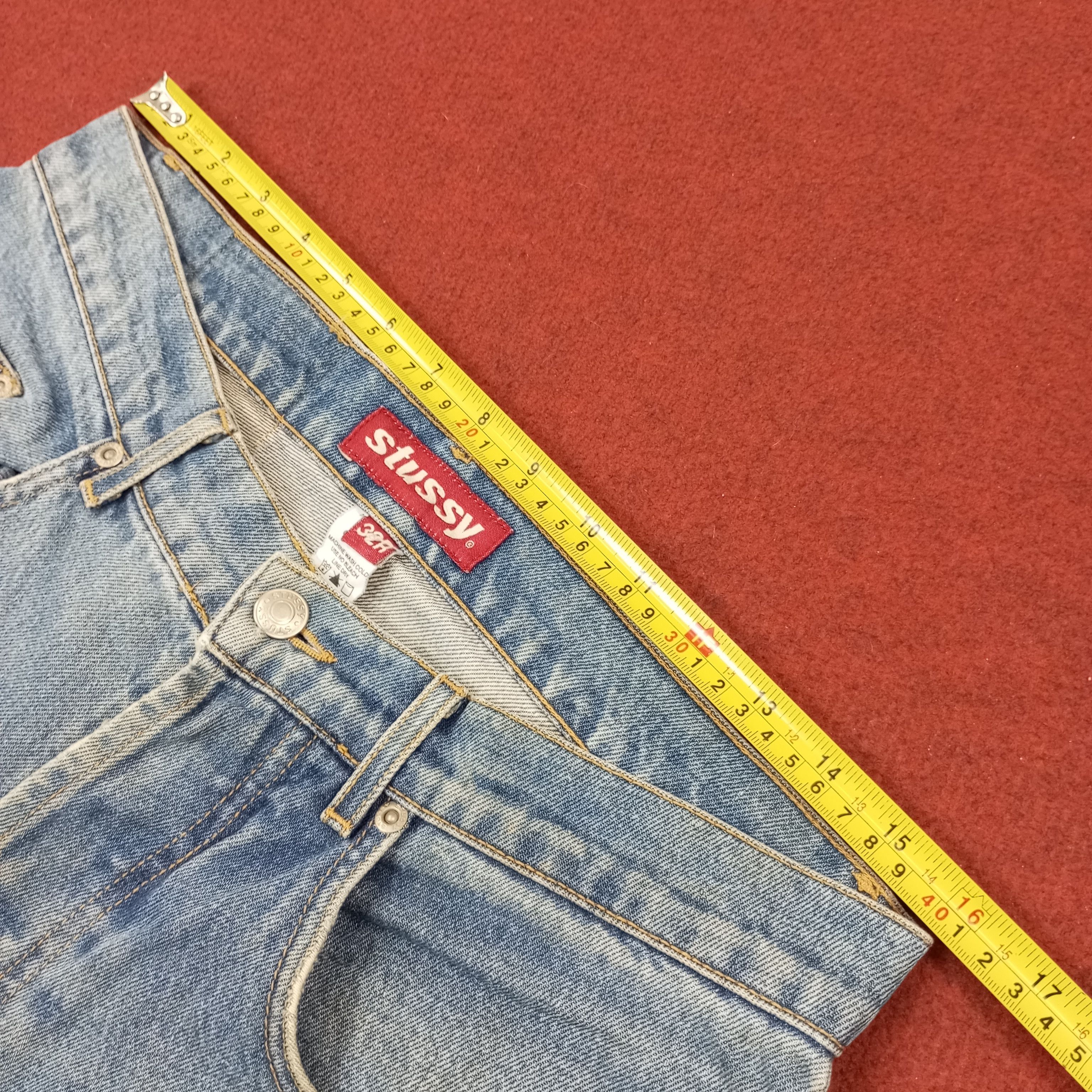 Stussy × Vintage Stussy Made In USA Streetwear Custom Art Jeans c217n28 Size US 32 / EU 48 - 7 Thumbnail