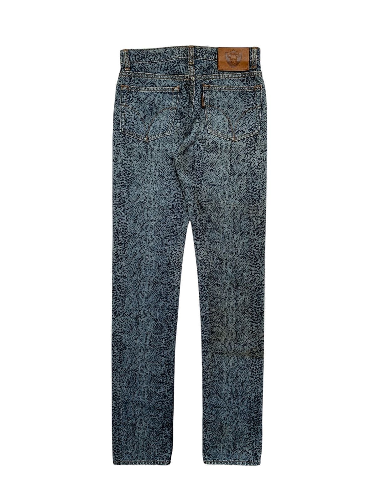Hysteric Glamour 2000s Hysteric Glamour Snake Pattern Skinny Jeans Size US 26 / EU 42 - 4 Thumbnail