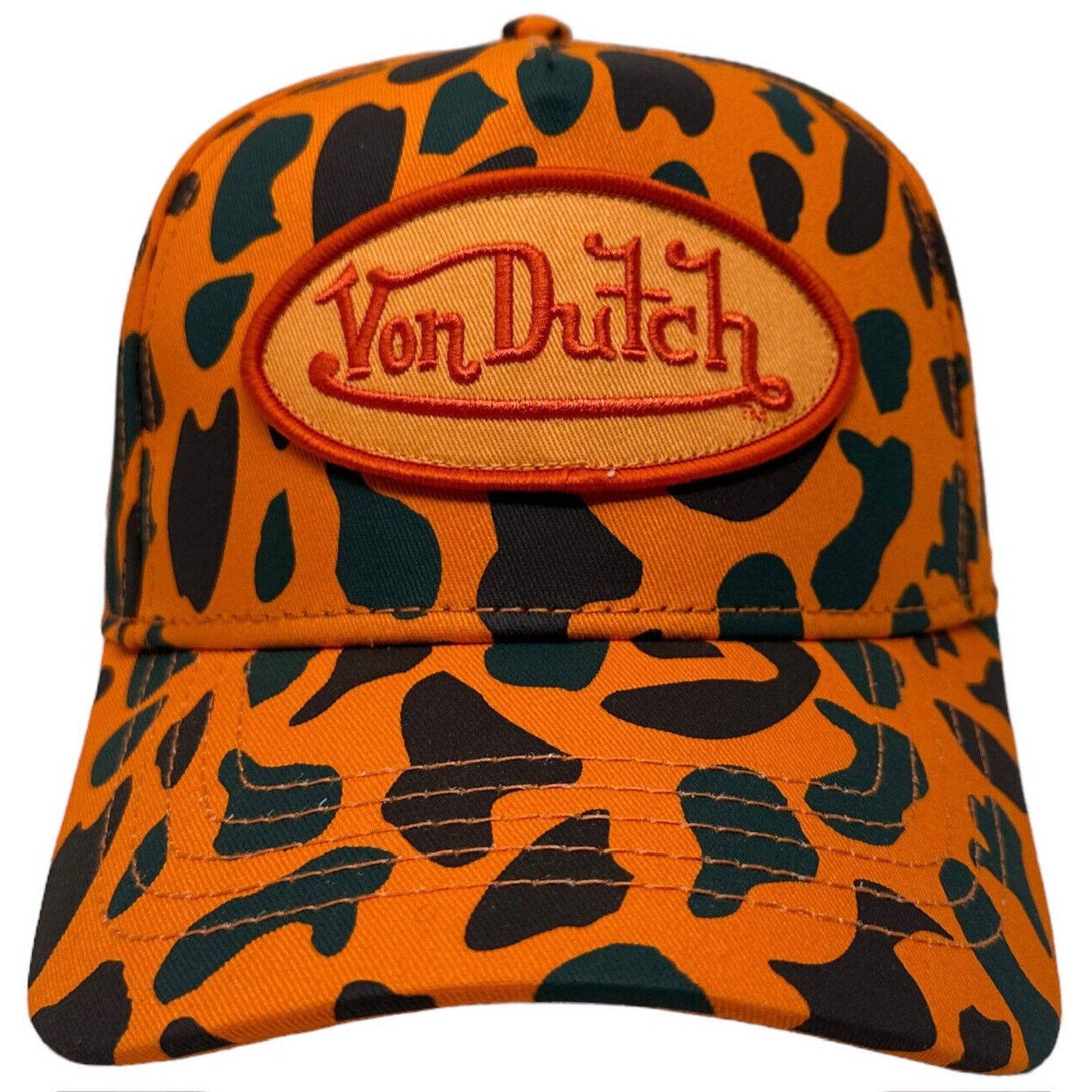 Von Dutch Von Dutch Hat Camo Trucker 242 Embroidered Snapback Cap Size ONE SIZE - 2 Thumbnail
