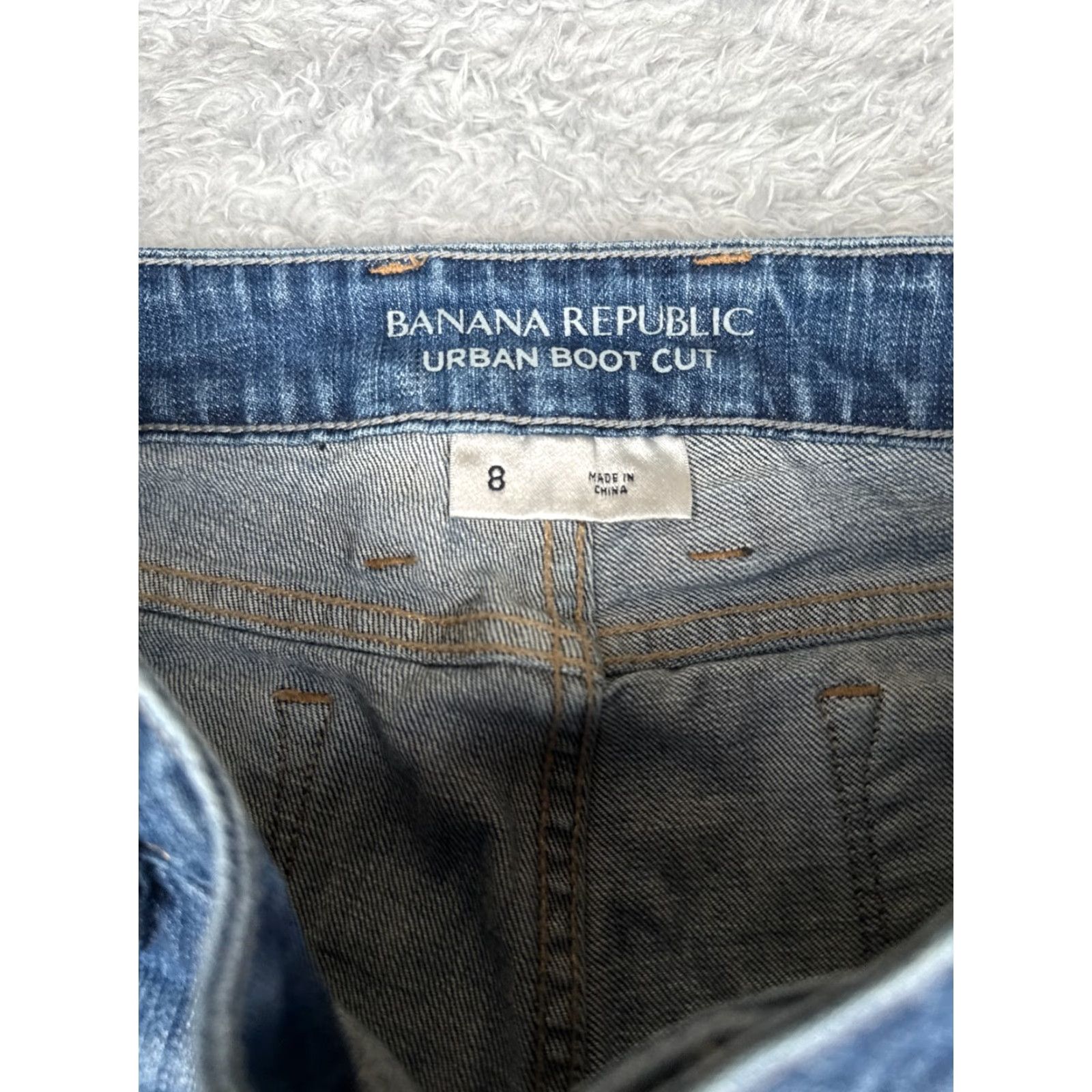 Banana Republic Banana Republic Jeans Womens 8 Blue Denim Bootcut Mid Rise 30x31 Cotton 30 31 Denim Bootcut American 90s Womens Jeans Size 30" / US 8 / IT 44 - 6 Thumbnail