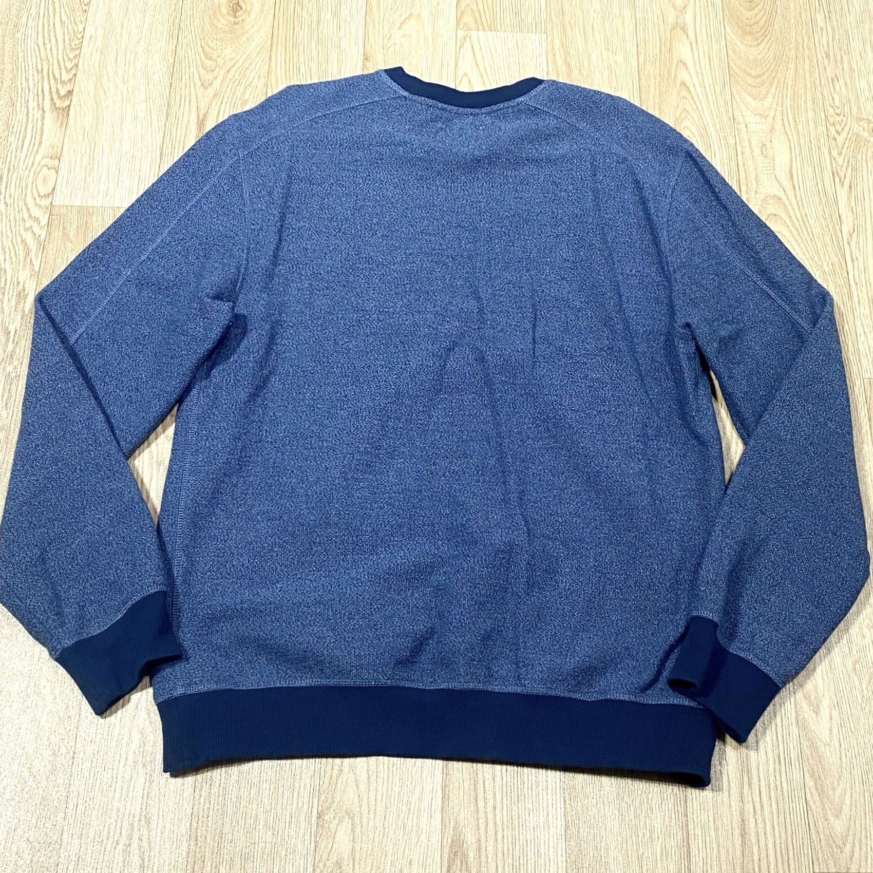 Vintage Trenery Sweatshirt Men L Navy Blue Crew Neck Pullover Long Sleeve Size US L / EU 52-54 / 3 - 4 Thumbnail