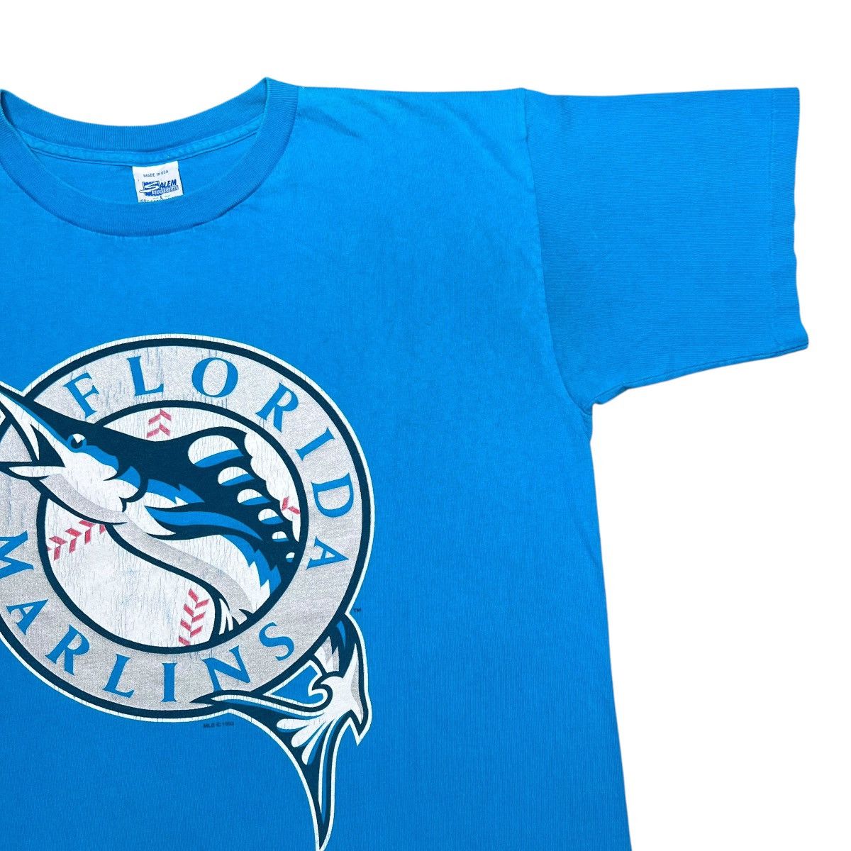 Salem Sportswear Vtg 1993 MLB Florida Marlins Salem Sportswear Graphic Tee Size US L / EU 52-54 / 3 - 7 Thumbnail